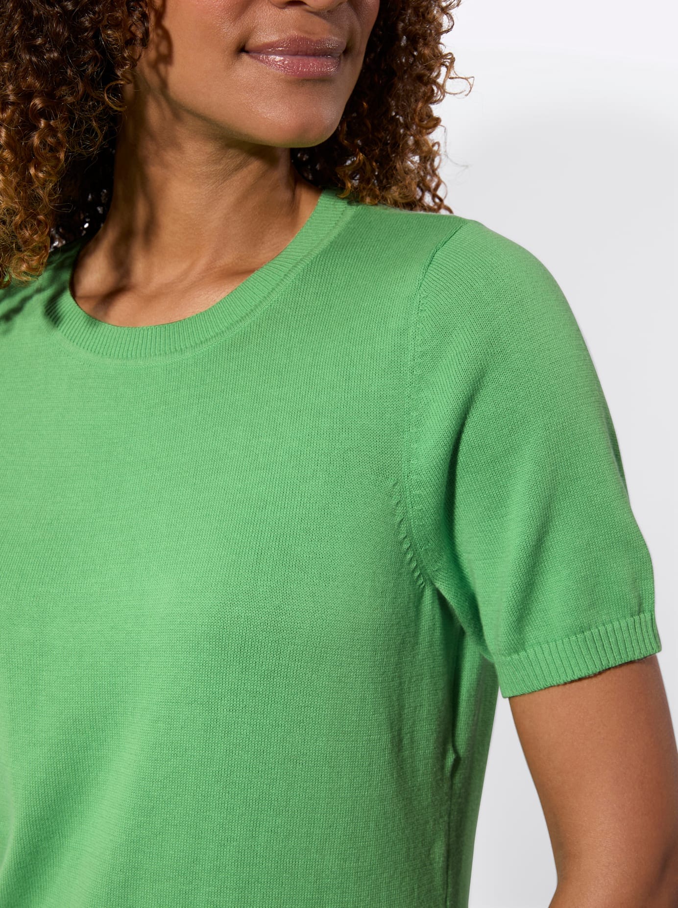 Casual Looks Pull à manches courtes »Kurzarm-Pullover«