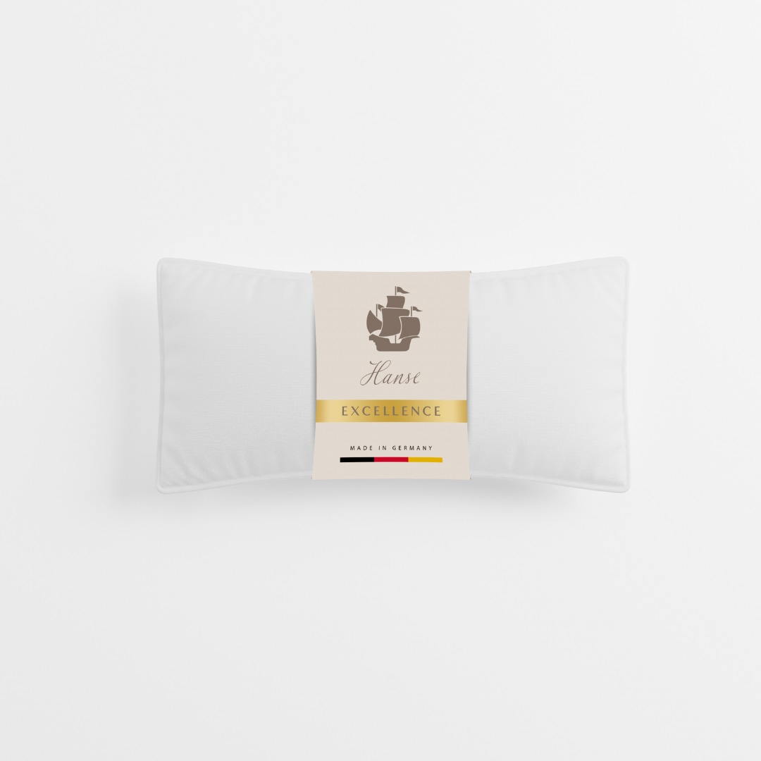 Hanse mit Kogge Oreiller à 3 compartiments »Hanse Excellence Gänsedaunenkopfkissen, Luxusqualität, Made in Germany« Füllung: Aussenkammern: 100% Gänsedaunen; Innenkammer: 100% Gänsefedern 1 cuis tlg.