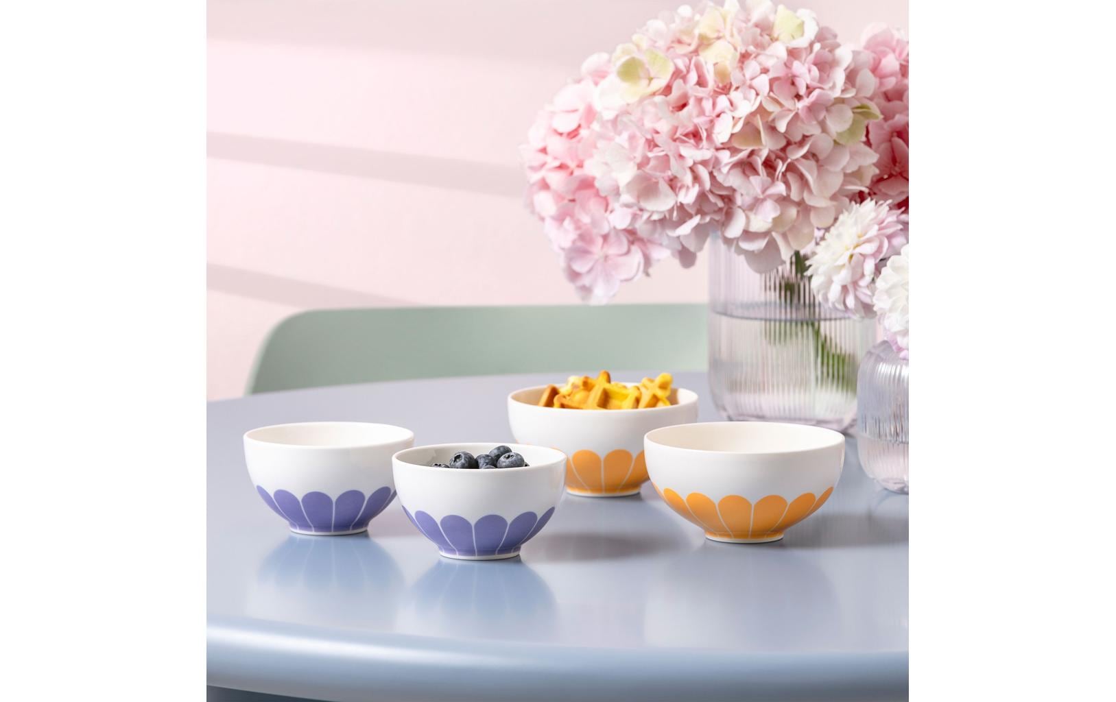 Villeroy & Boch Schale »Fleur Couleur 4 Stück« aus Porzellan
