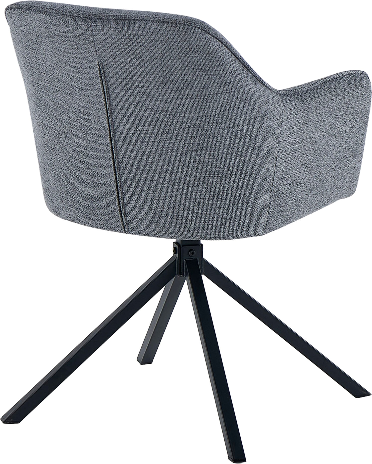 GOODproduct Esszimmerstuhl »Turin« (Set) 2 Stk.moderner Stuhl, 360 Grad drehbar, mit hochwertigem Strukturstoff