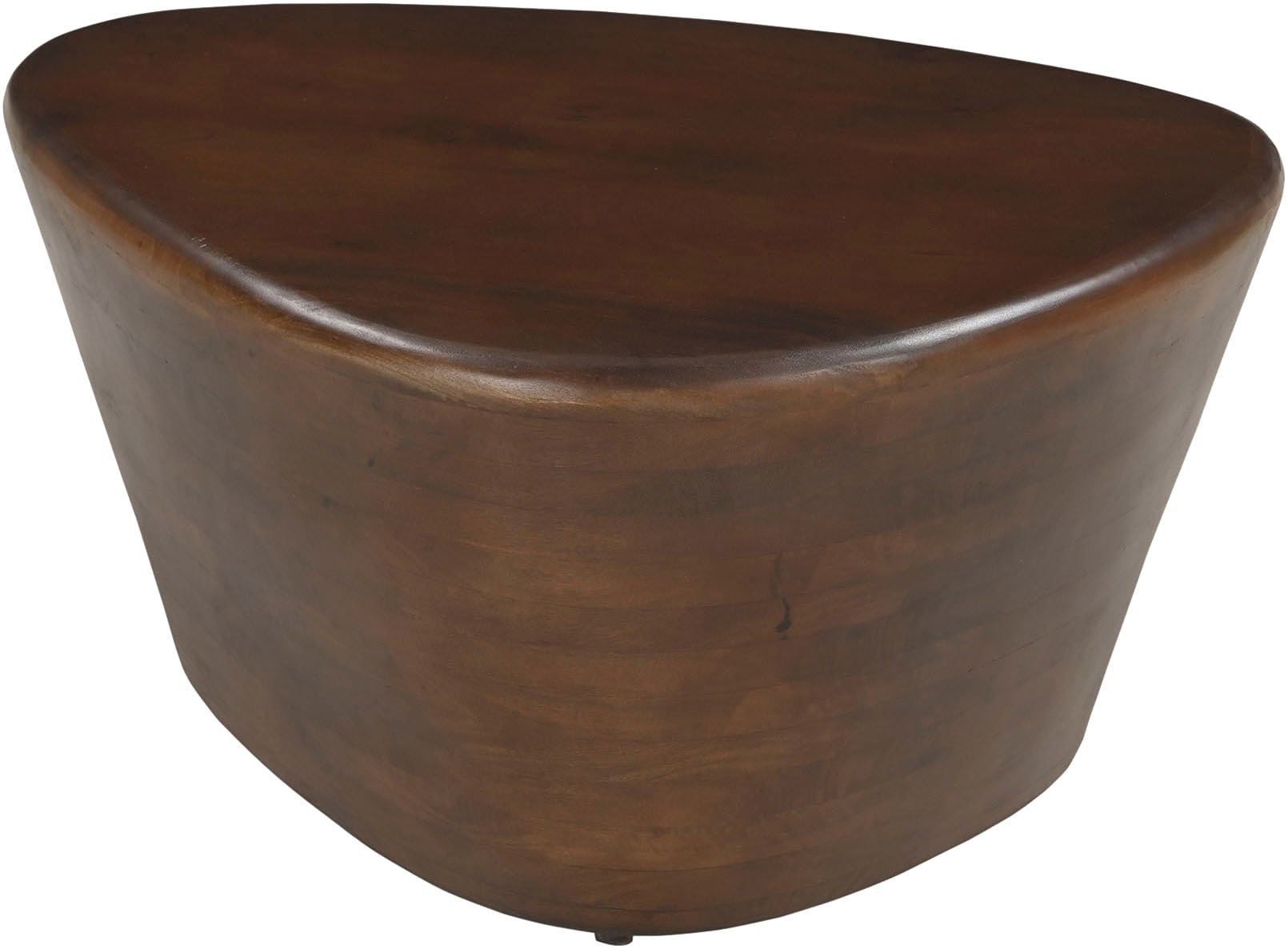 SIT Beistelltisch »Tel Aviv aus Mango massiv mit dreieckiger Tischplatte« 1 Stk. tlg. Geometrisches Design mit dreieckiger Massivholz-Tischplatte