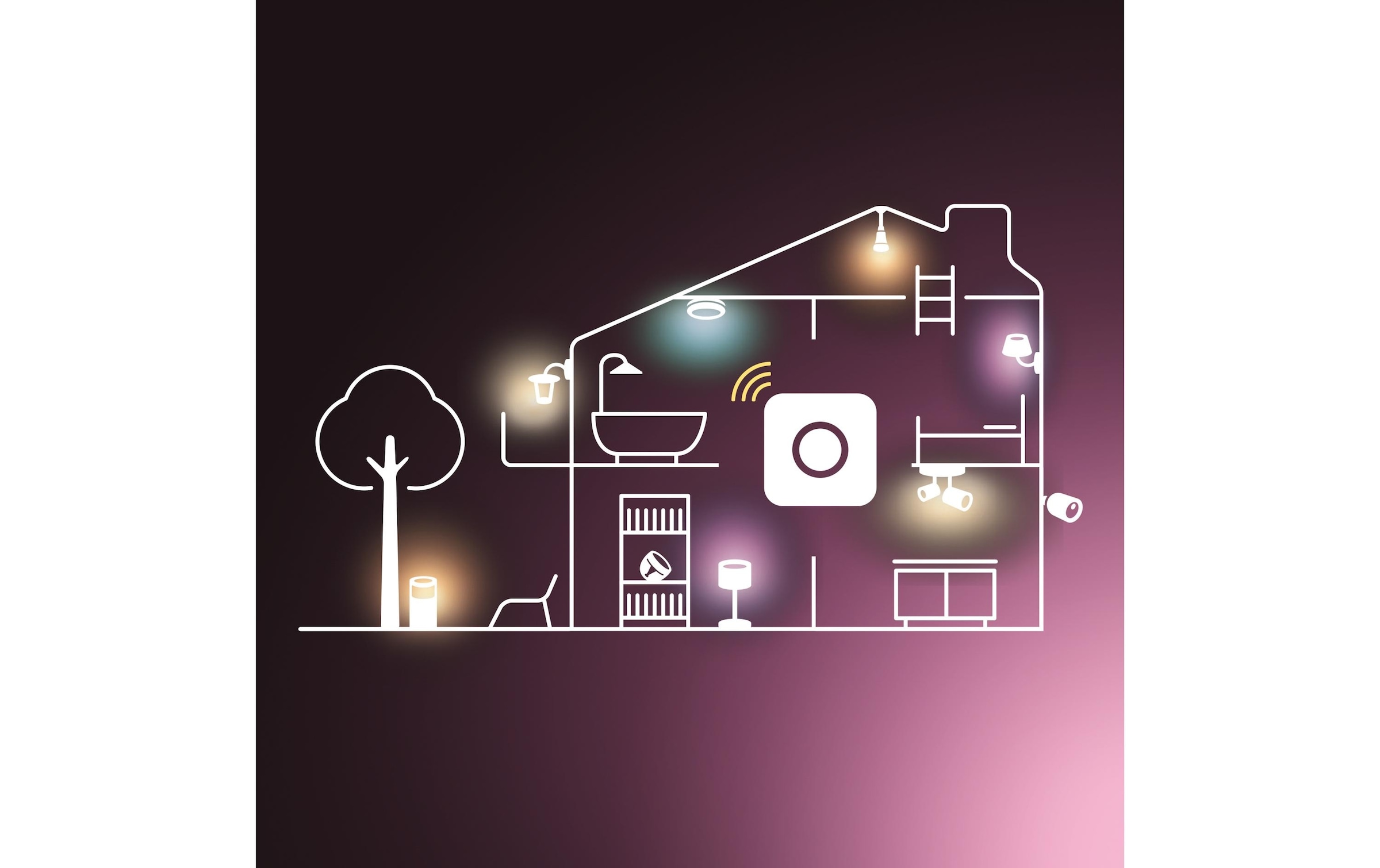   LED-Leuchtmittel »White & Col. Amb. E27 Einzelpack 1600 lm« E27 1 Stk. Farbwechsler | Kaltweiss | Neutralweiss | Tageslichtweiss | Warmweiss