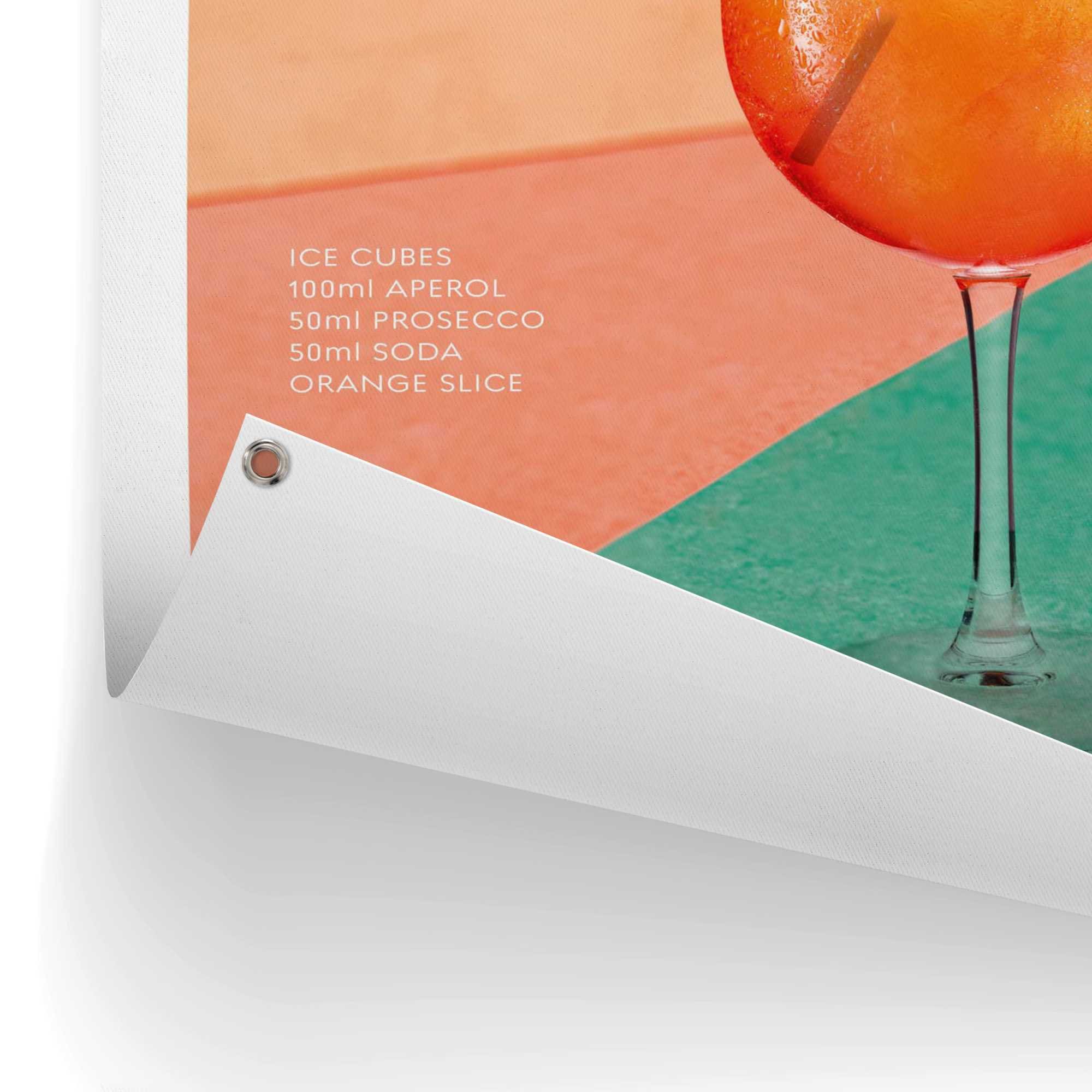 Reinders! Poster »Aperol Time« Garten - Orange - Leinwand - Essen und Trinken - 60x80 cm