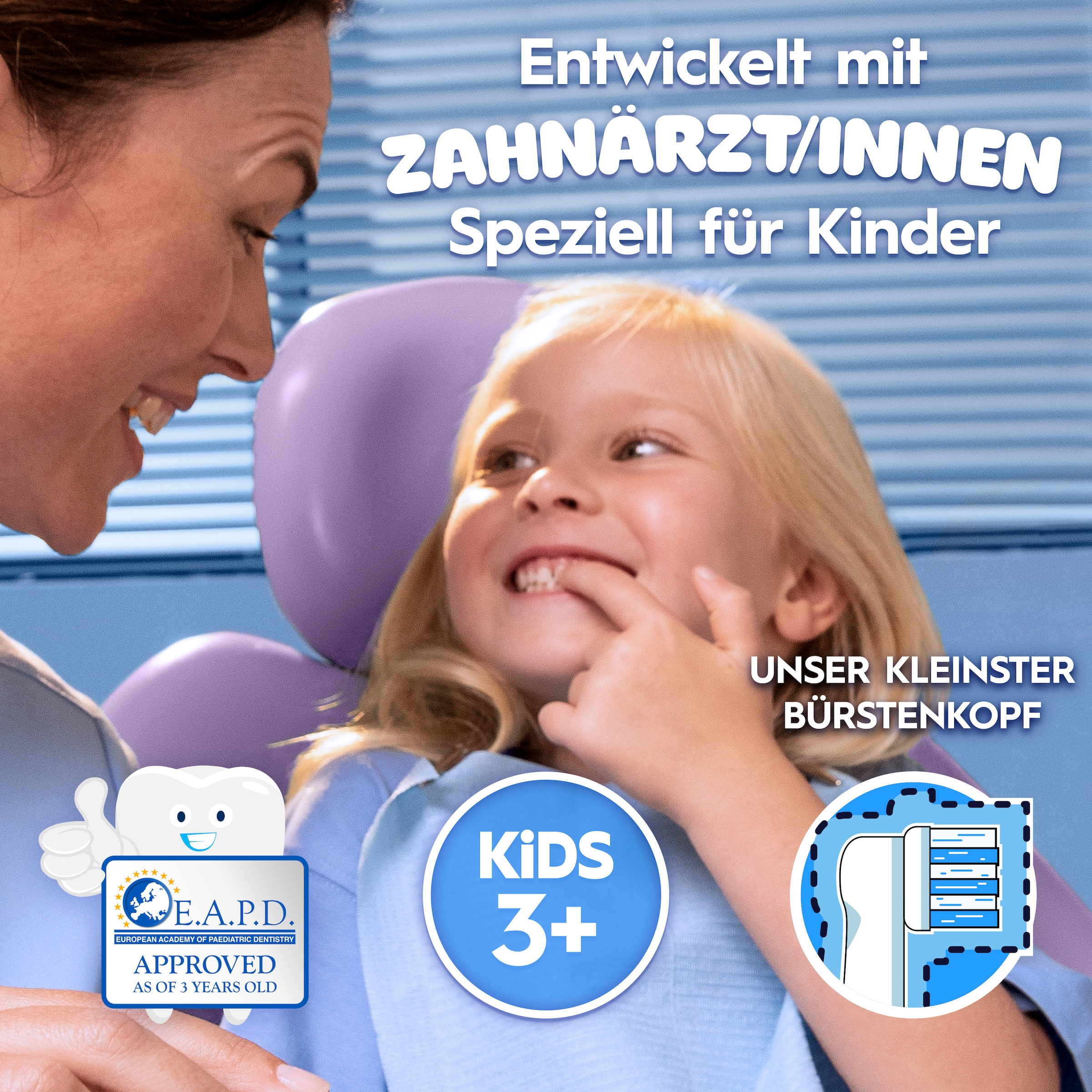 Oral-B Brosses à clipser »Pro Kids 3+ Disney Frozen« Poils extra doux, dès 3 ans