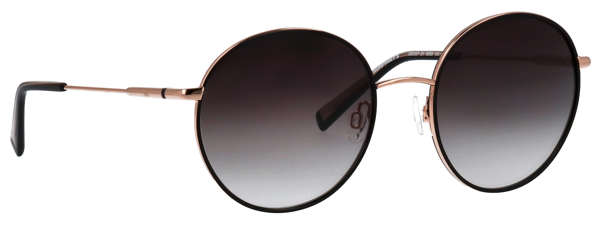 HUMPHREY´S eyewear Lunettes de soleil »Modell 585357« Form Rundo, Logoschriftzug auf Bügel, Kombifassung