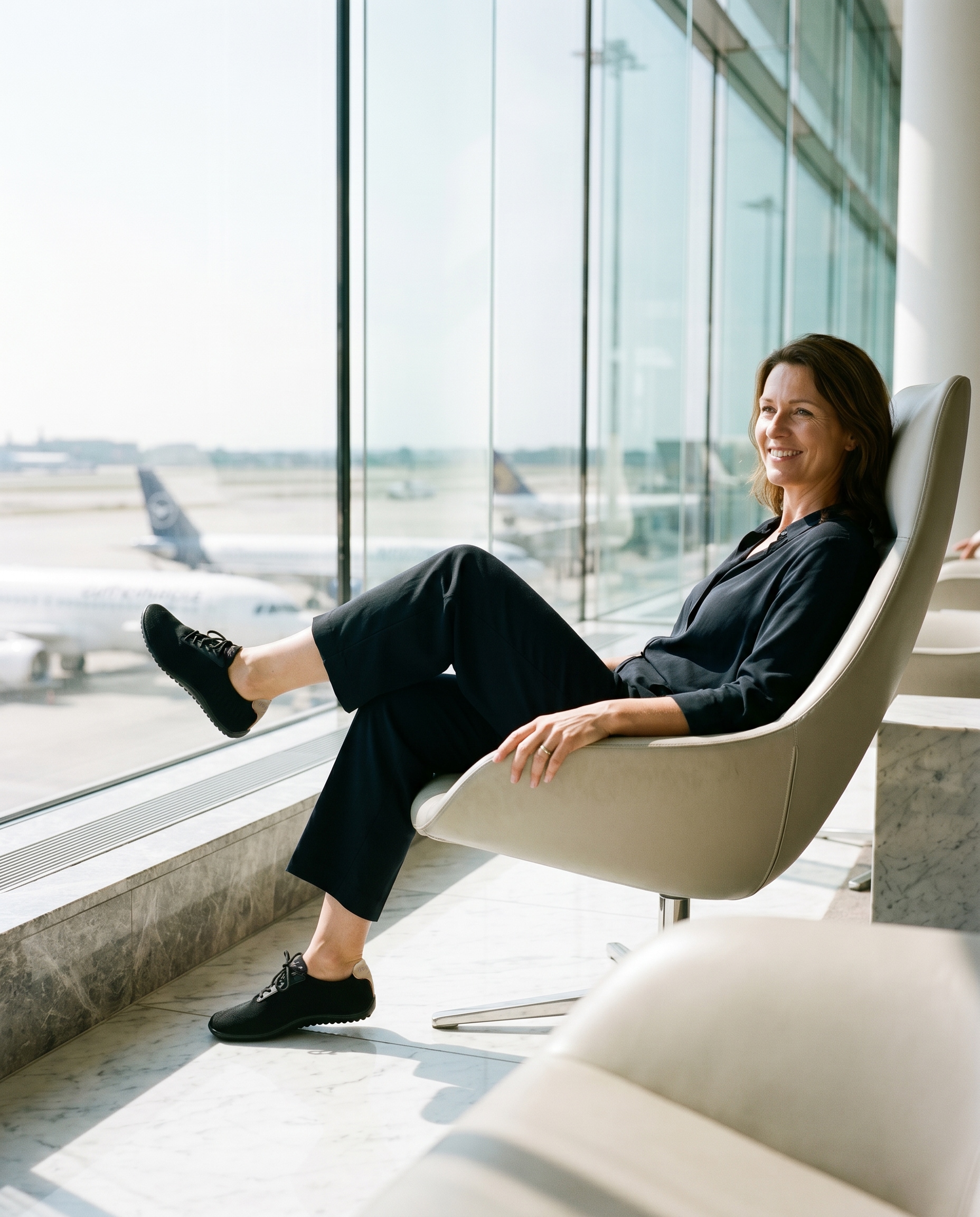 Leguano Chaussures pieds nus »ADVICE«  Chaussure à lacets, chaussure de loisirs, avec semelle hybride innovation mondiale, pour elle & lui