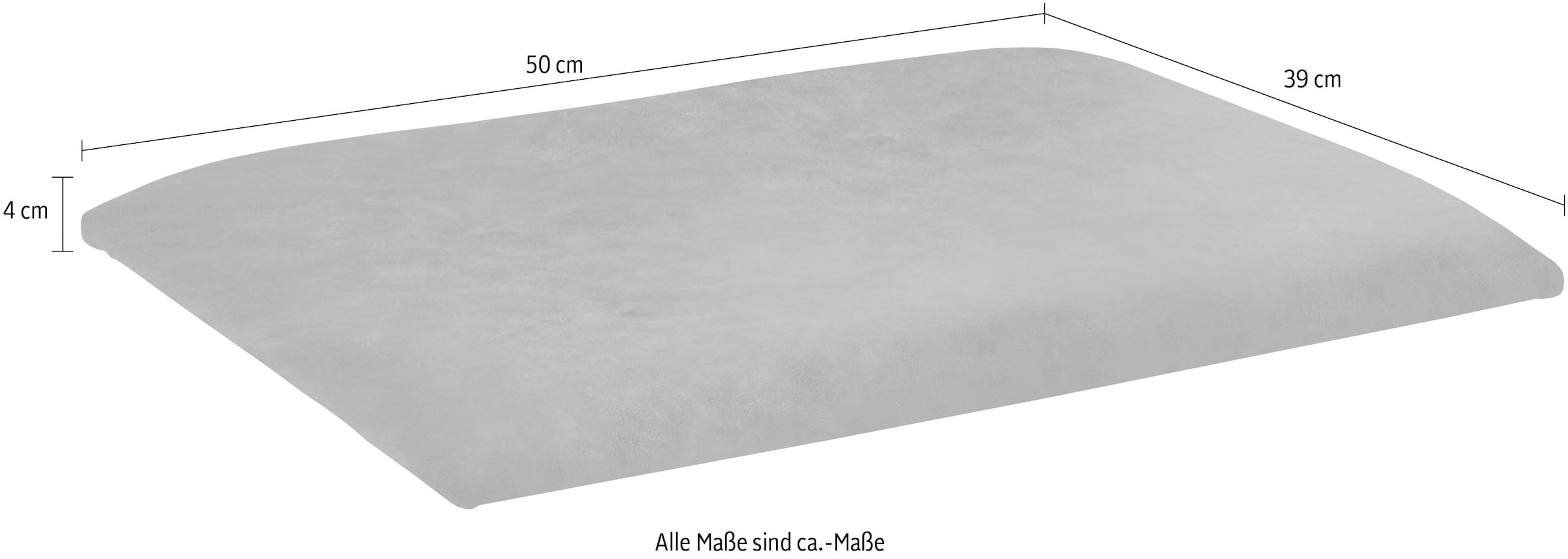 massivline&more Coussin d'appui »Oviedo« revêtement résistant