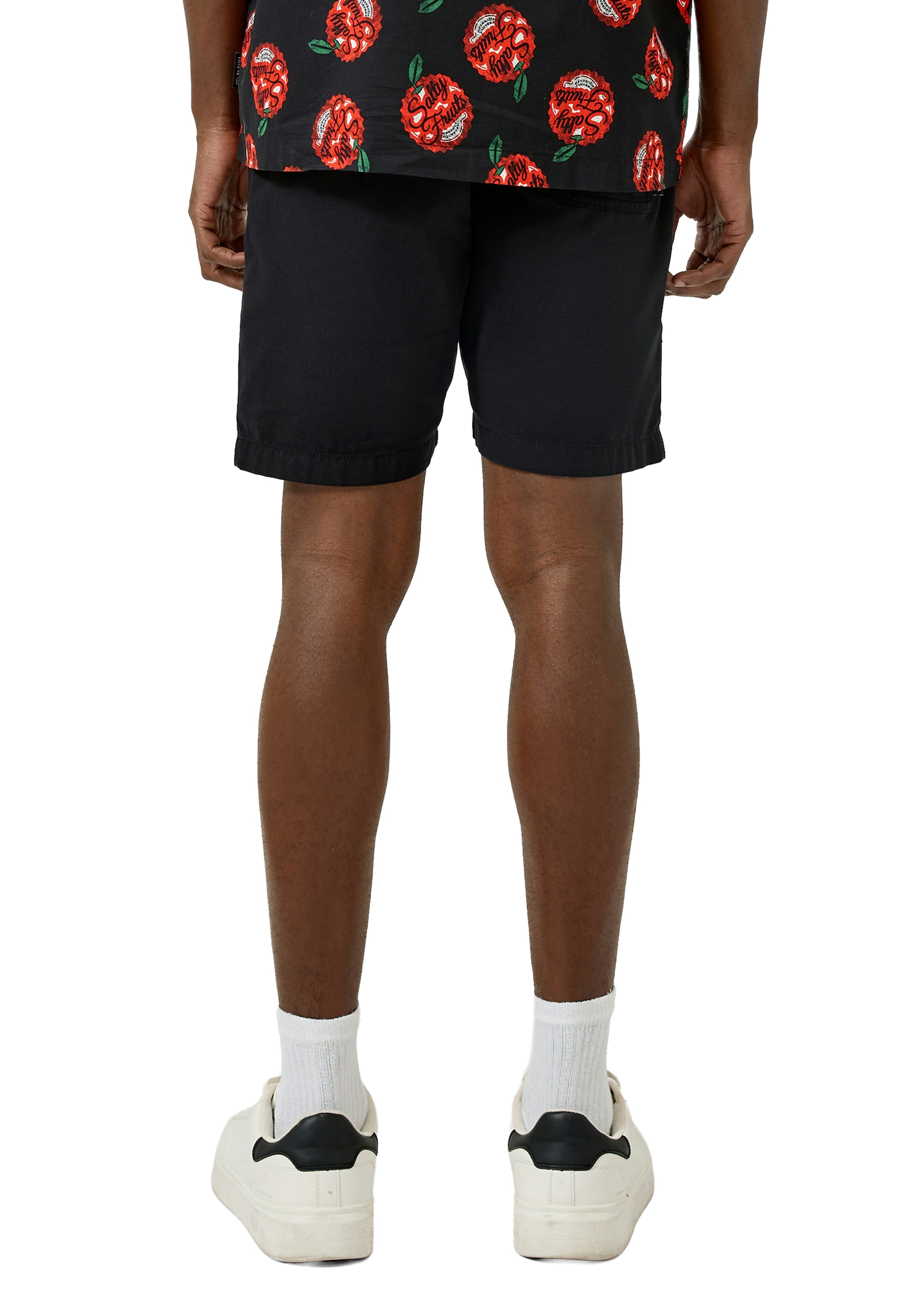 QS Bermudas  Sommershorts mit Kordelzug und Leinen