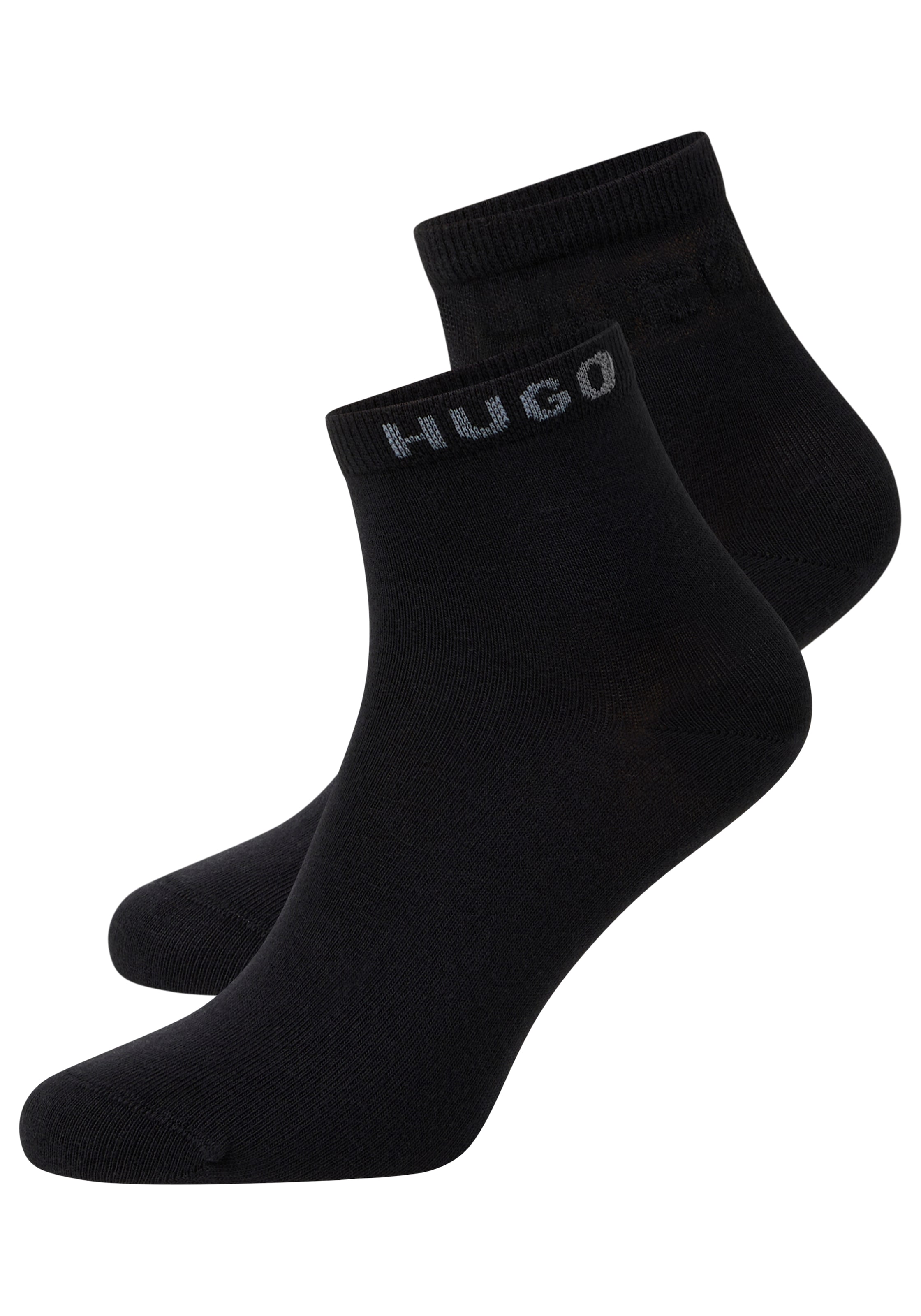 HUGO Underwear Chaussettes courtes »MESH LOGO« 2 Couple tlg. Einsätze aus halbtransparenten Netzgewebe