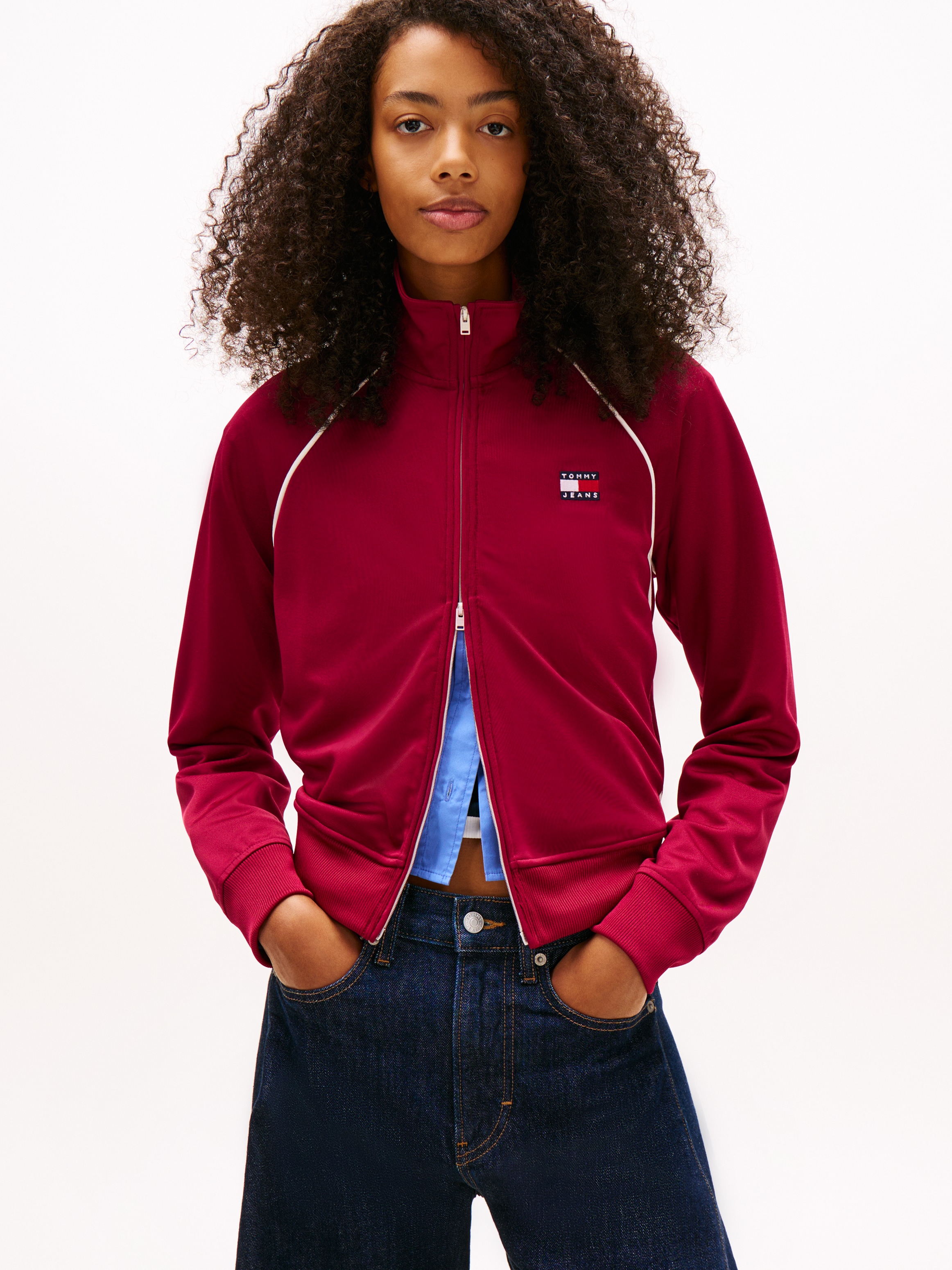 Tommy Jeans Yoga-Sweatjacke »TJW BADGE TRACK JACKET EXT«