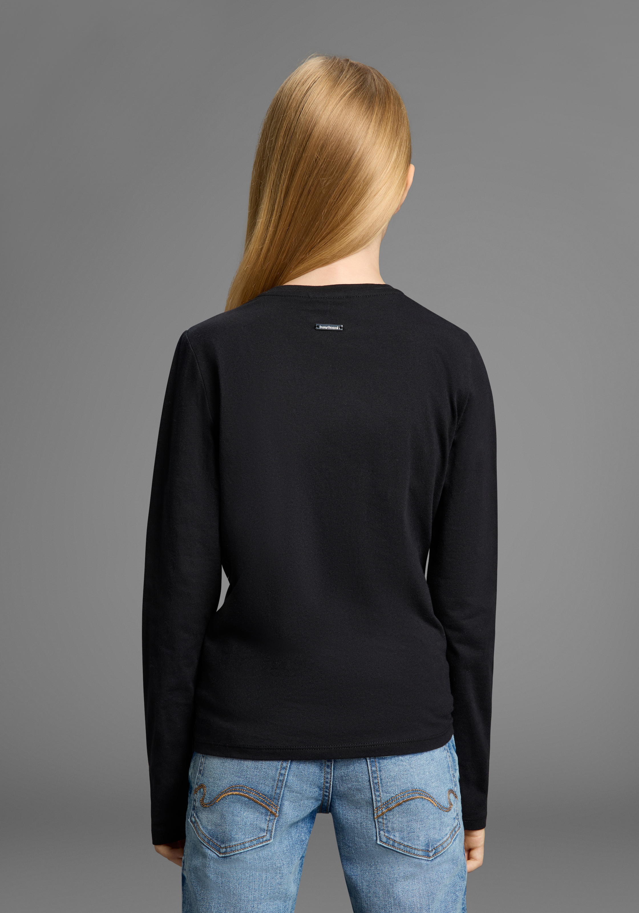 Bruno Banani Langarmshirt »WENDEN-Pailletten - Glitzerherz« NEU! BRUNO BANANI für TEENS. Cooles Paillettenshirt