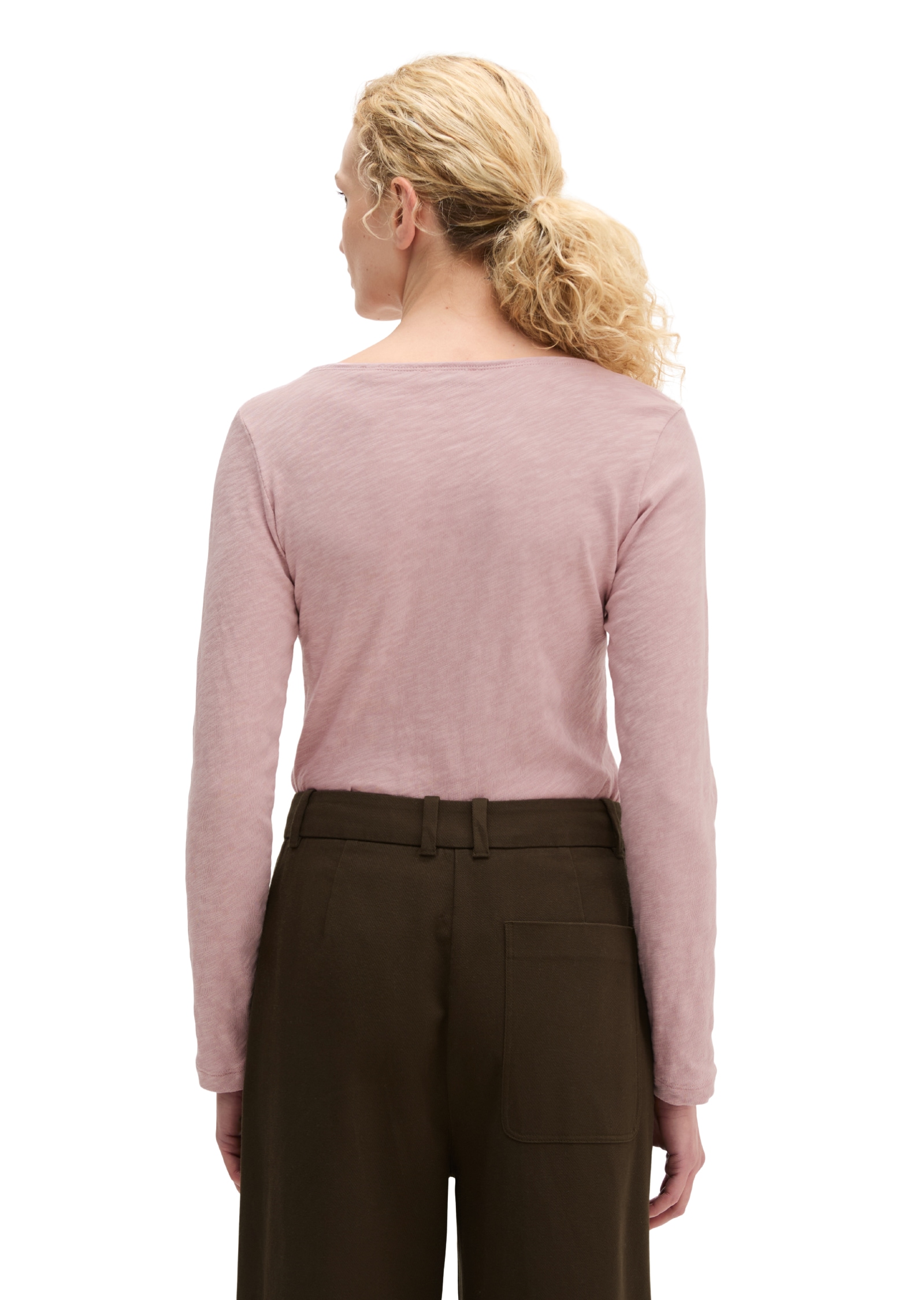 Marc O'Polo T-shirt à manches longues regular en qualité Organic Cotton