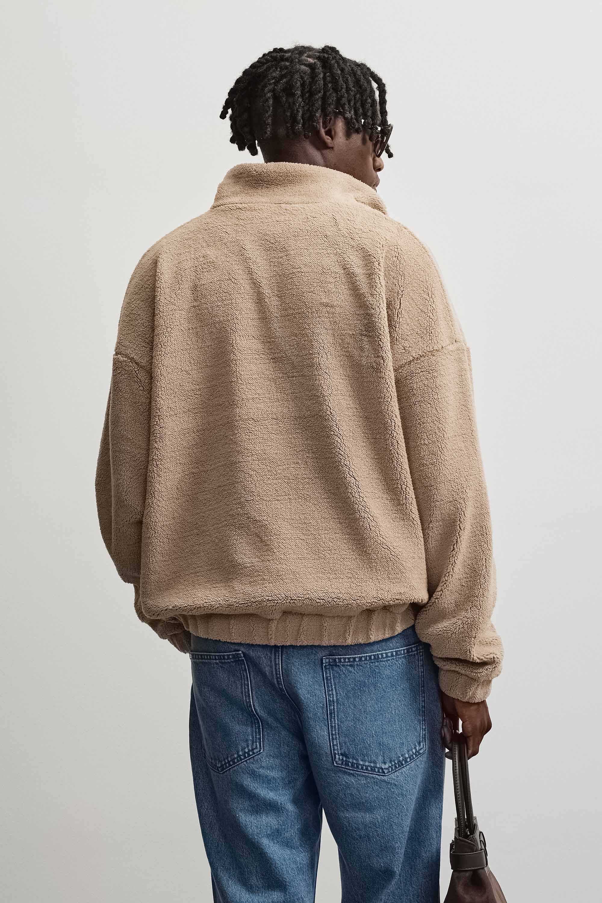 PEGADOR Sweat-shirt »Puka Teddy Half Zip Sweater«, Kunstfaser, regular fit
