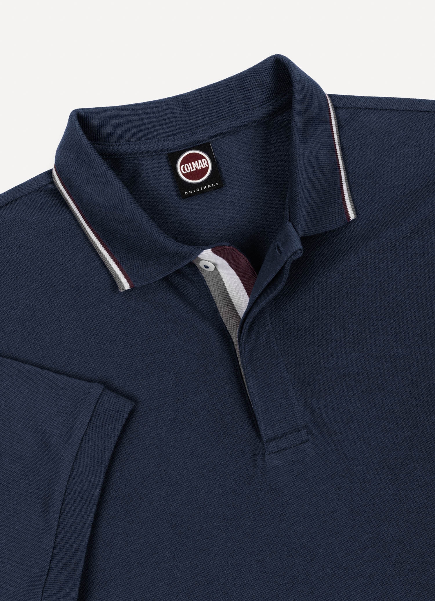 Colmar Polo »MENS KNITTED SHIRT« aus Baumwolle, verdeckte Knopfleiste, regular fit