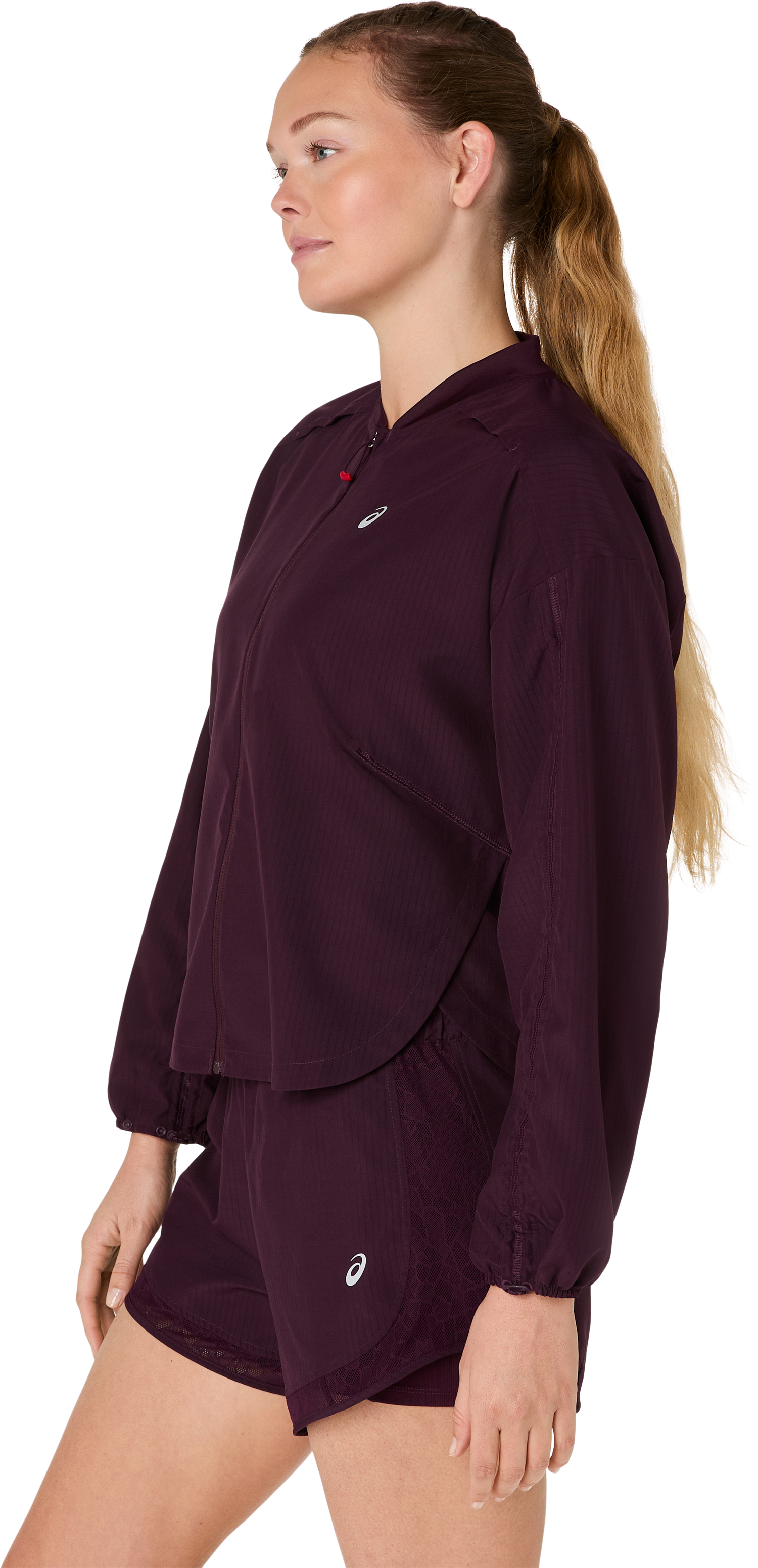 Asics Veste de course à pied Technologie ACTIBREEZE™, déperlante, respirante