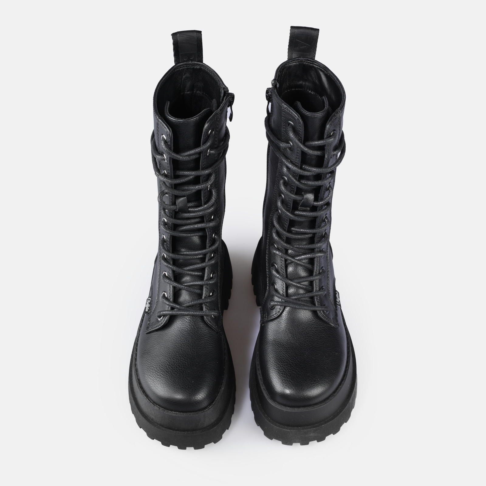 Buffalo Bottes à lacets »PLUTO«  Schnürboots, Plateaustiefel mit Profilsohle