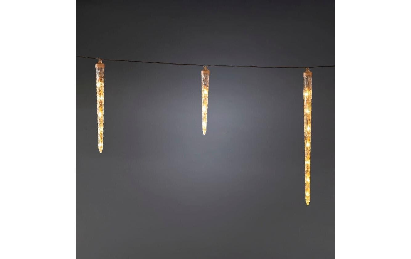 KONSTSMIDE Lichtervorhang »LED Eiszapfen Lichtervorhang 4.50m inkl. 16 Zapfen«
