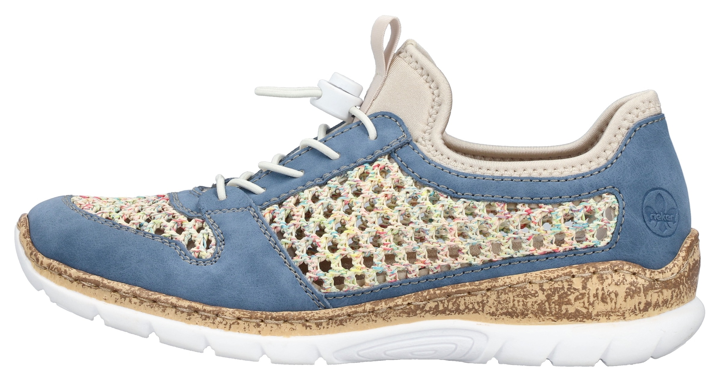 Rieker Baskets slip-on  Slipper, sneaker de loisir, chaussure basse avec fermeture rapide