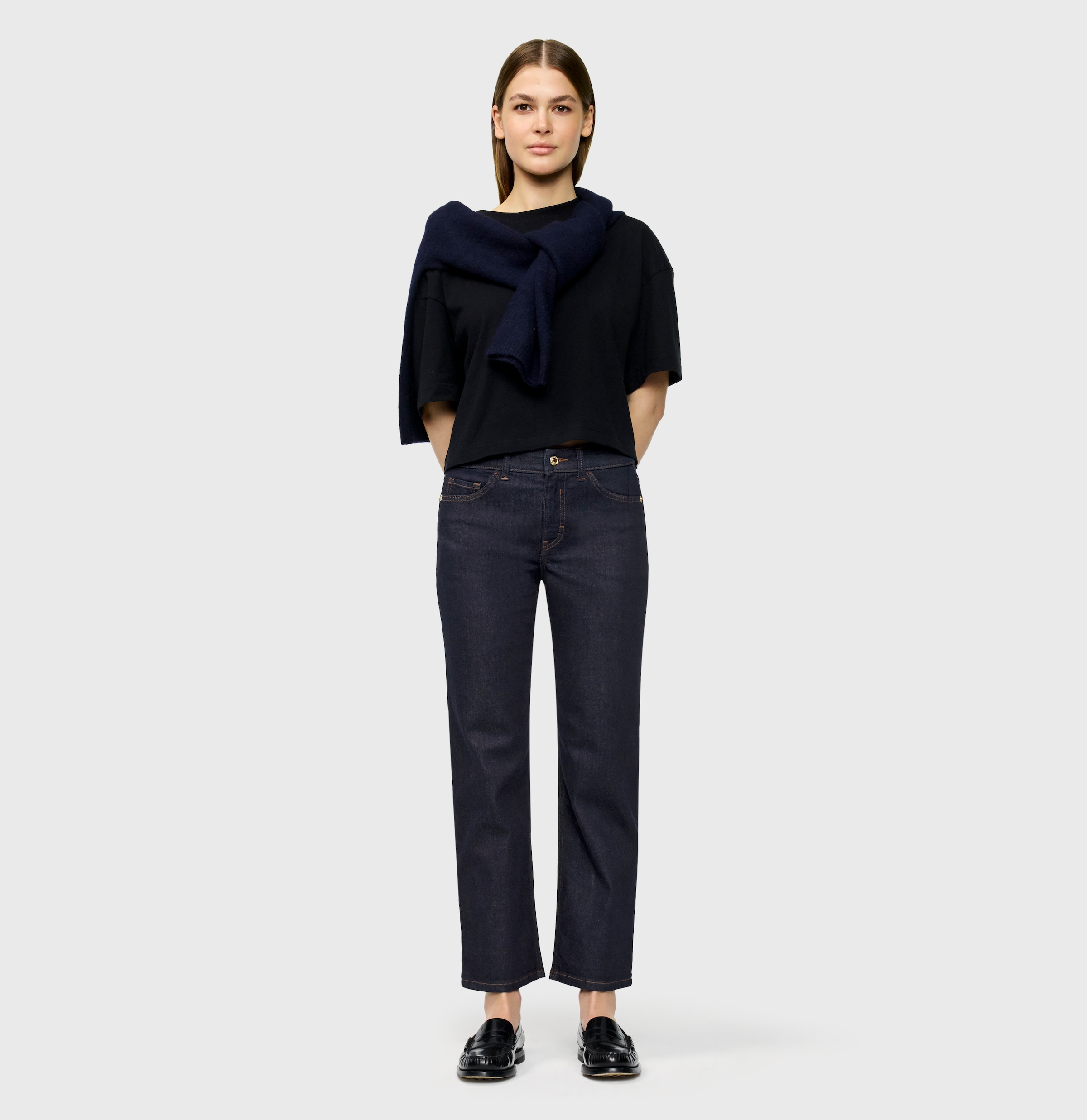 MAC Jeans slim »CARRIE straight« denim respirant toute l'année