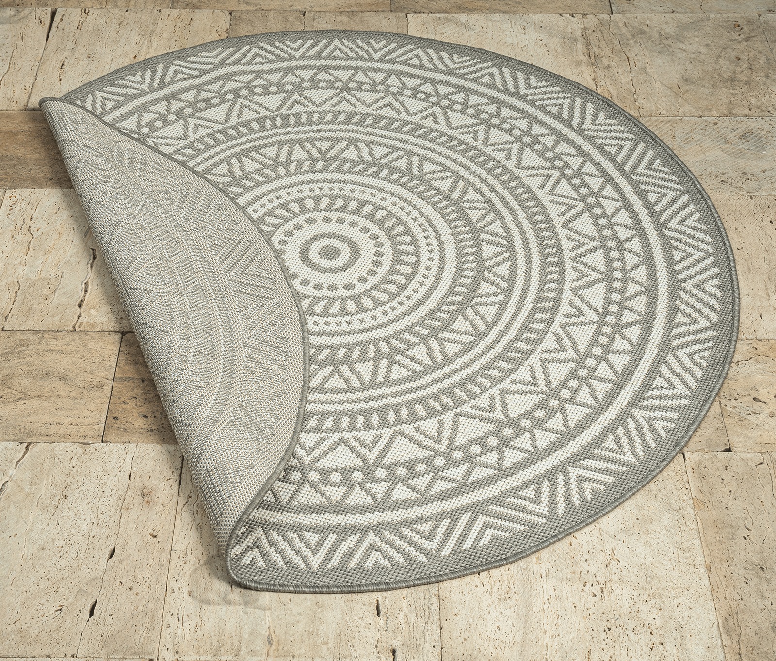 the carpet Teppich »Mistra« rund 1 mm Höhe