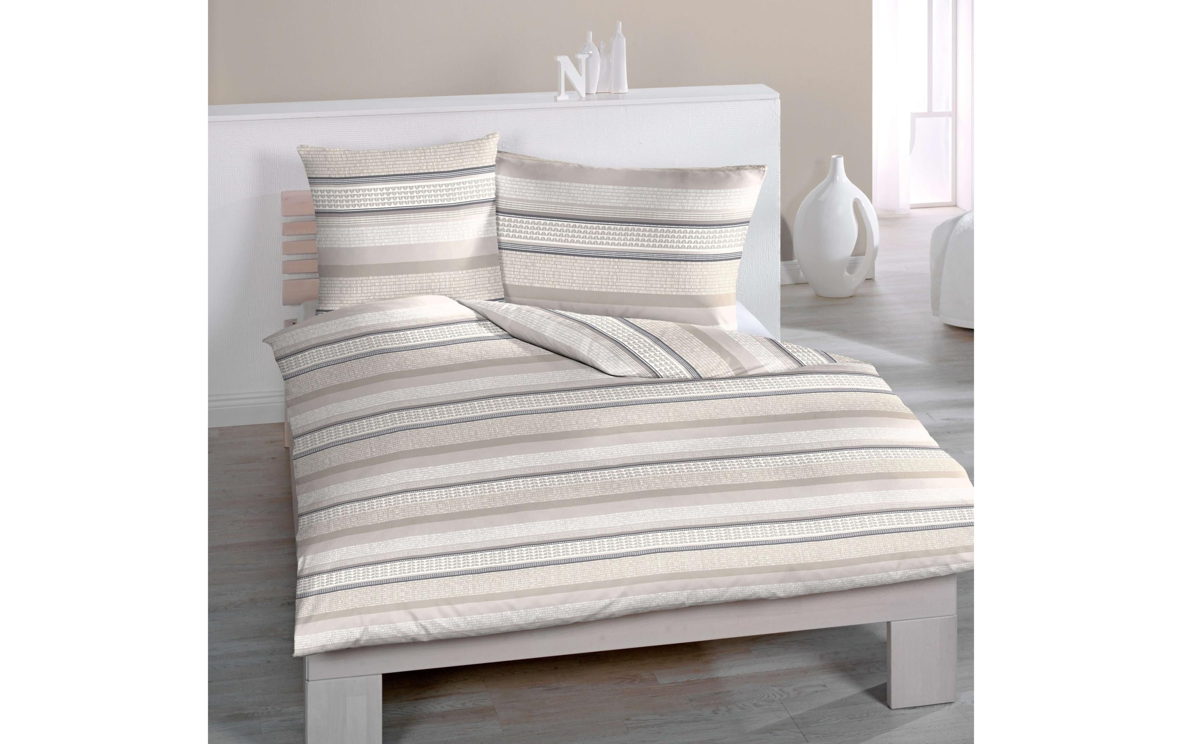 HOME FASHION Bettwäsche »Home Fashion Duvetbezug Satin bedruckt Ilsy«