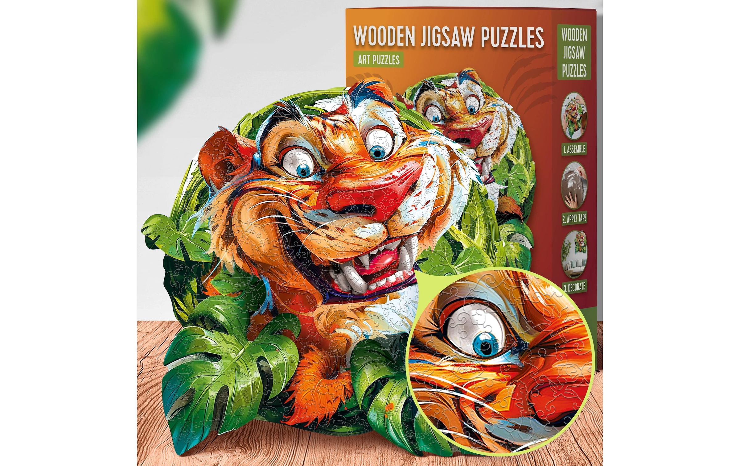  Puzzle »Escape Welt Tiger«