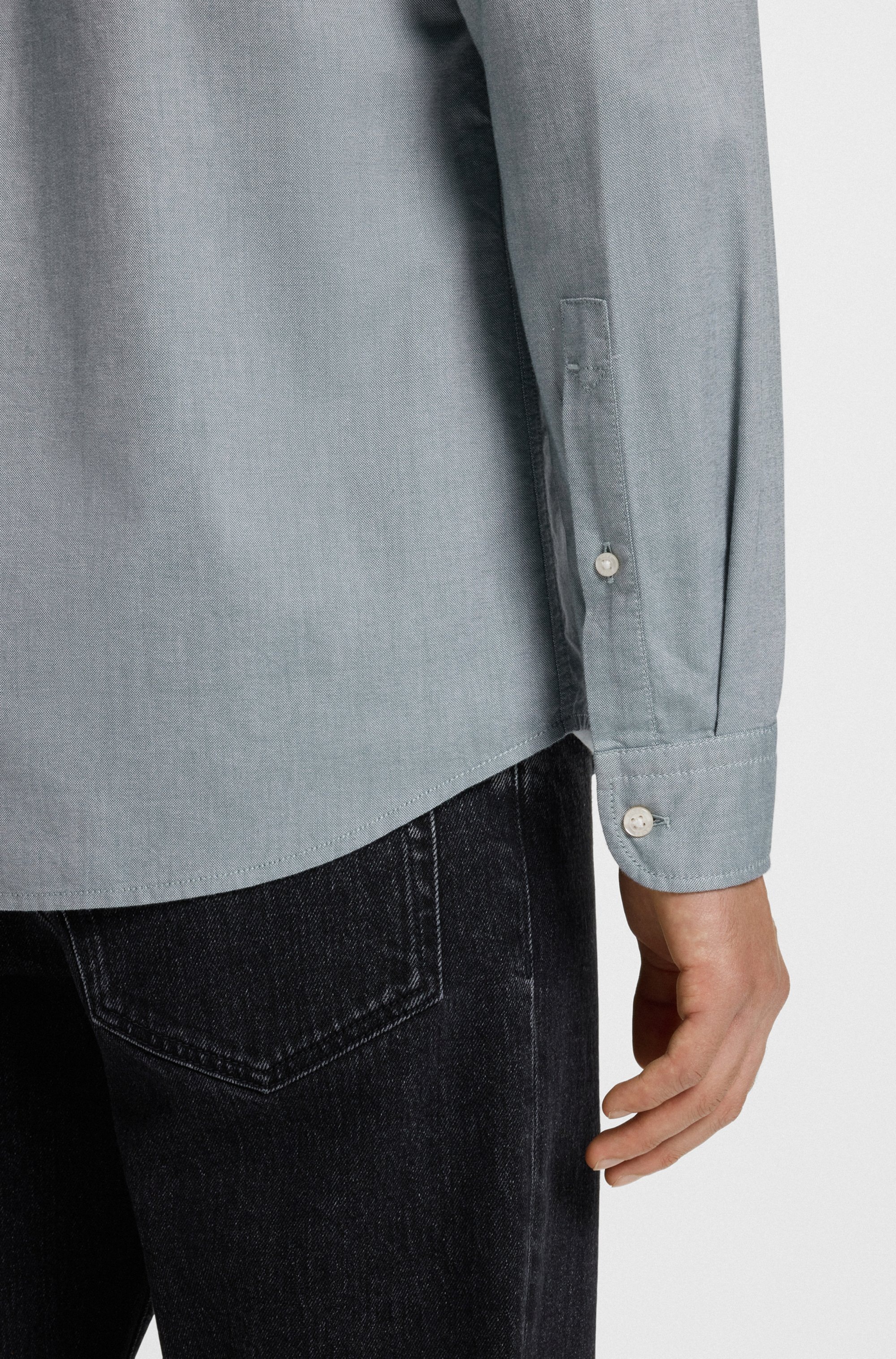 BOSS ORANGE Businesshemd »Rickert« mit Button-down-Kragen