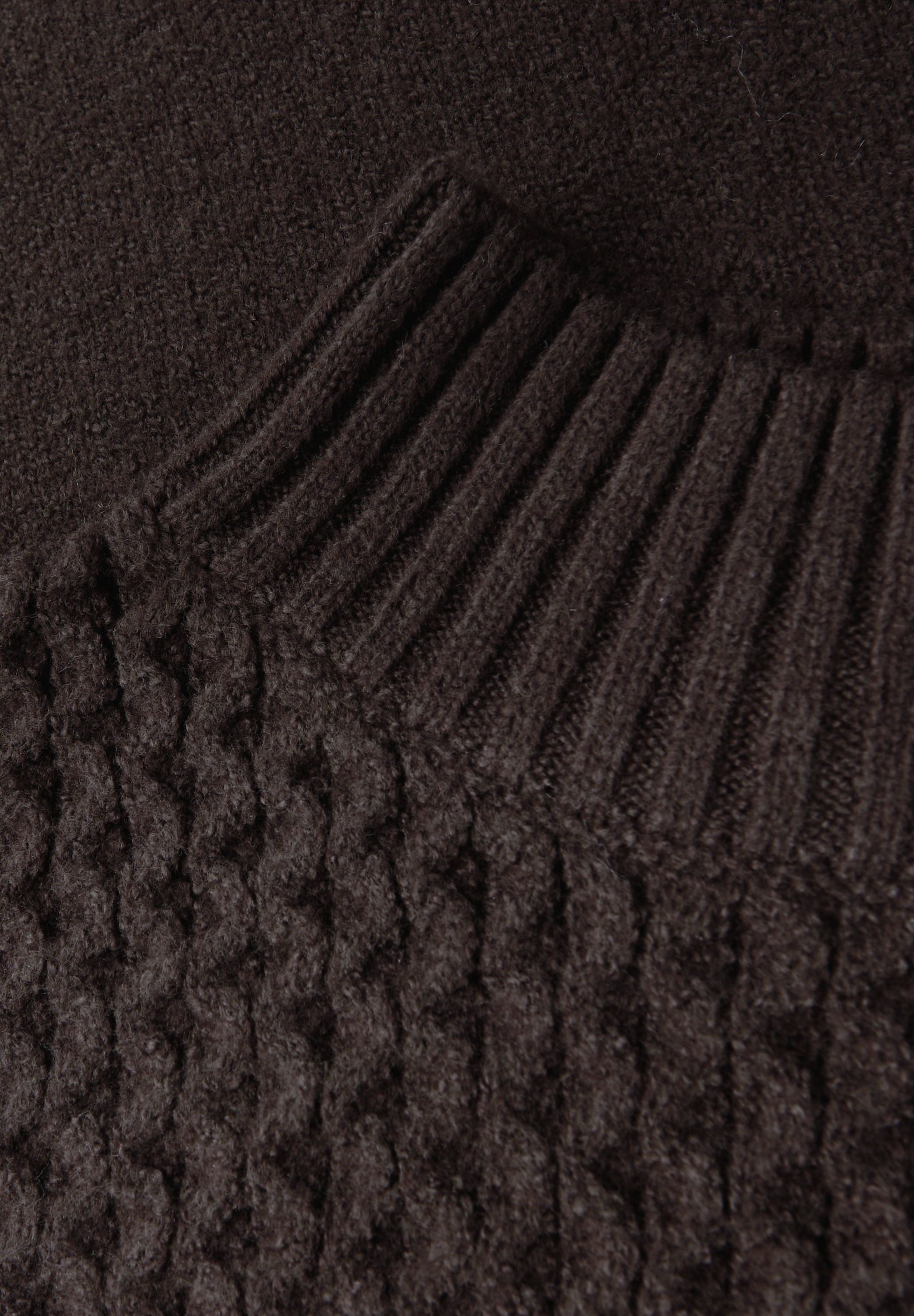 STREET ONE Stehkragenpullover mit Strickmuster