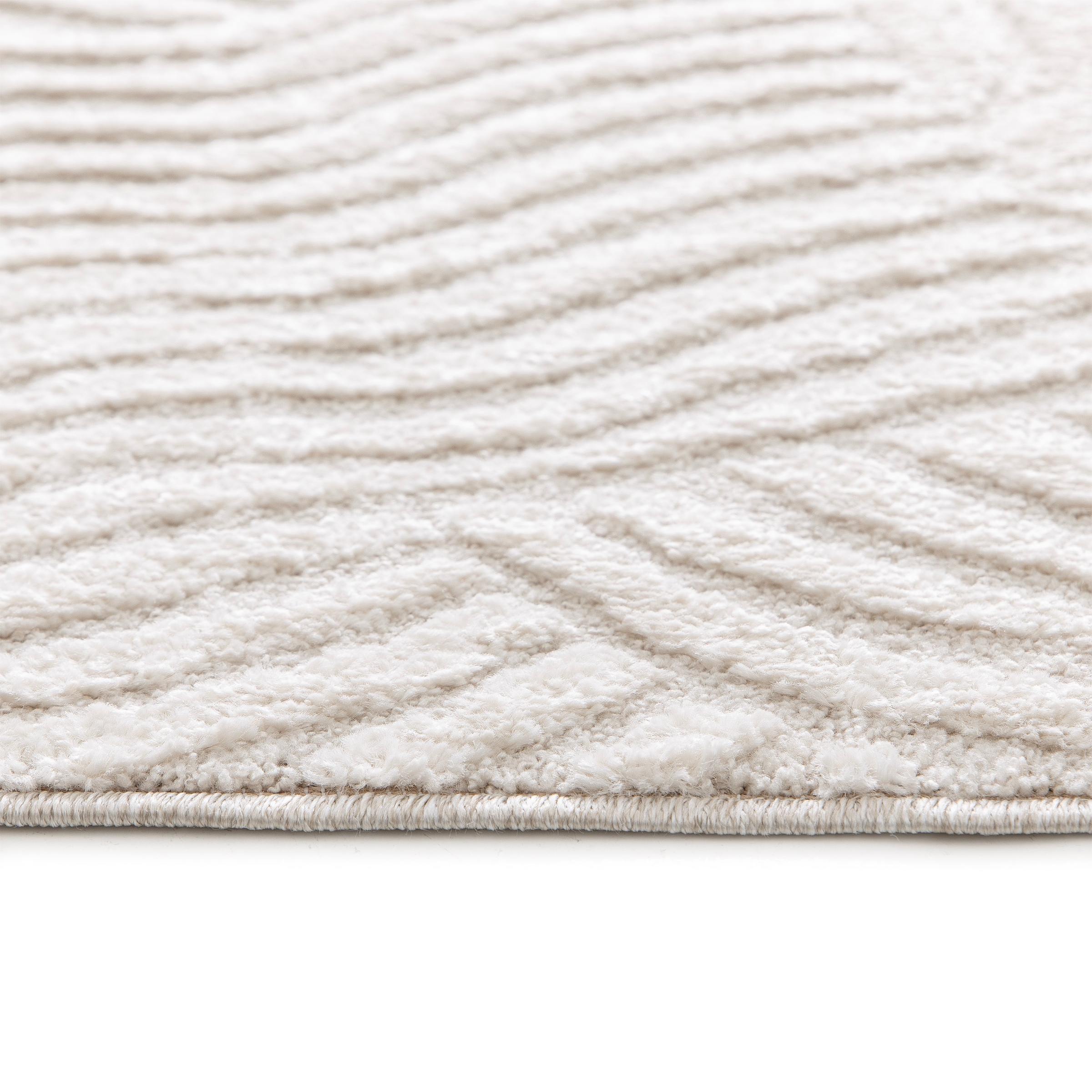 GOODproduct Tapis »Segovia, Supersoft, 3D- Design, weiche Haptik, modernes Design« Rectangulaire 9 mm Höhe Hoch-Tief-Struktur, Wohnzimmer, Esszimmer, Schlafzimmer