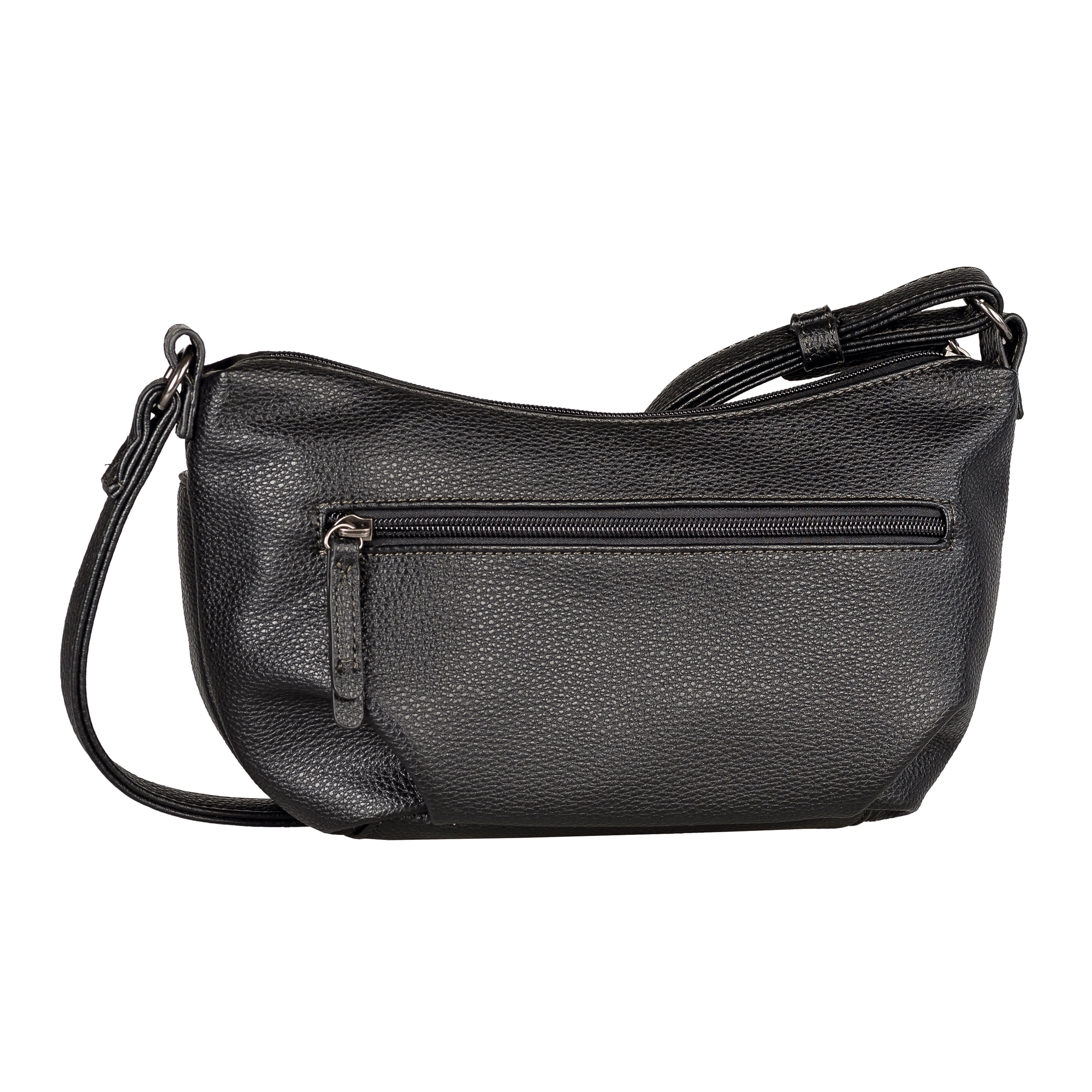 TOM TAILOR Sac à main »Miha« velours synthétique doux avec imitation cuir grainé doux et beaucoup d'espace
