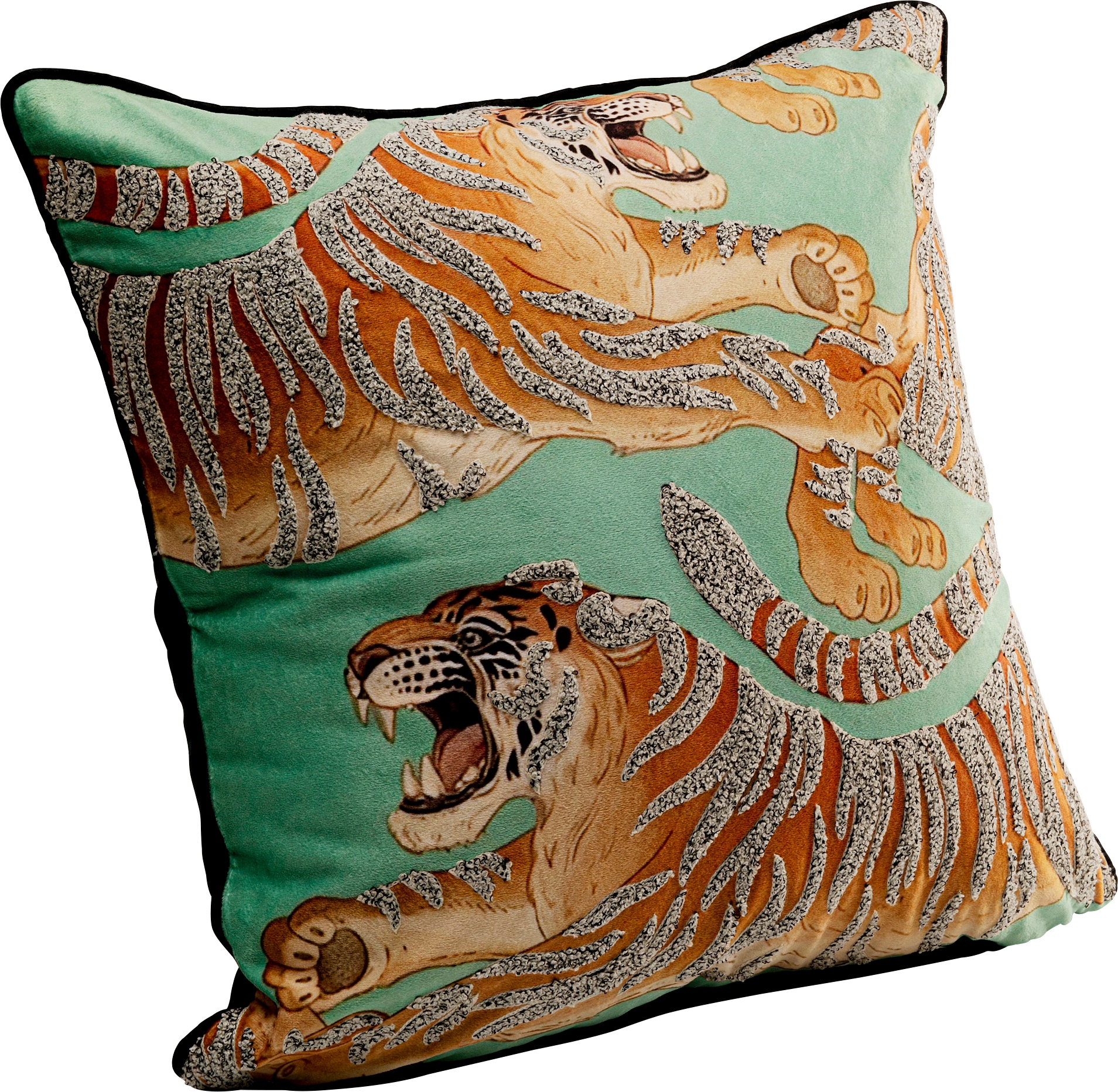 Kare Design Coussin décoratif »Tiger Love, Kissenhülle mit Füllung, 45x45 cm« soutient agréablement la tête et le cou pour un sommeil réparateur