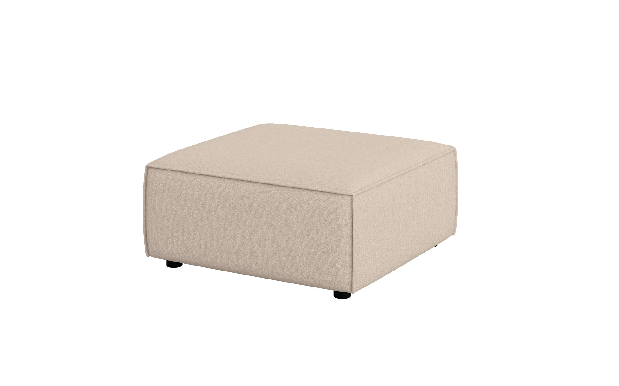 GOODproduct Tabouret rembourré »Polsterhocker Cavan, Masse B/T/H: 90/90/42 cm« passend zur Serie, mit Wellenunterfederung, auch in Bouclé