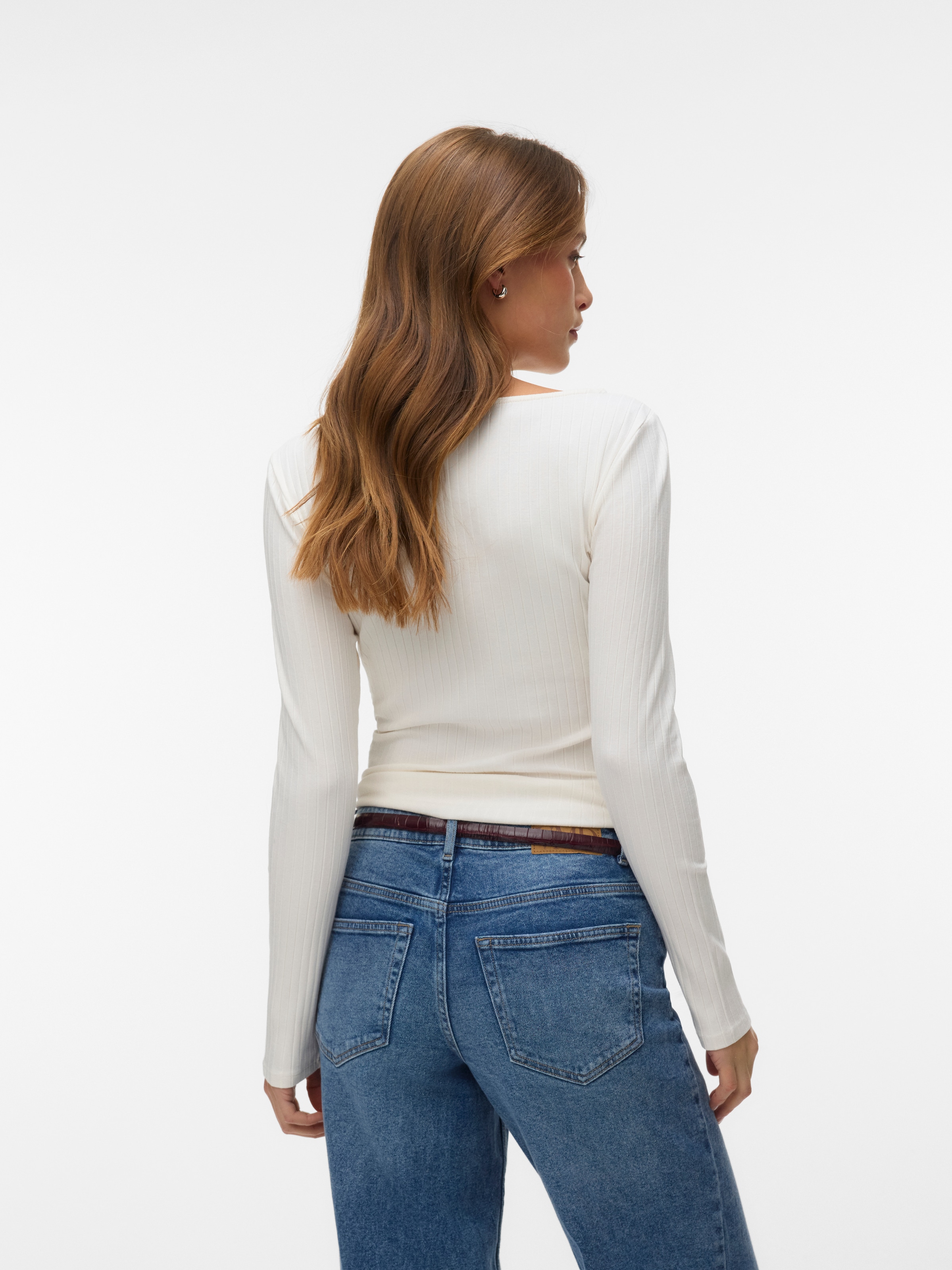 Vero Moda T-shirt à manches longues »VMRUBY LS TOP JRS NOOS« Baumwollmischung