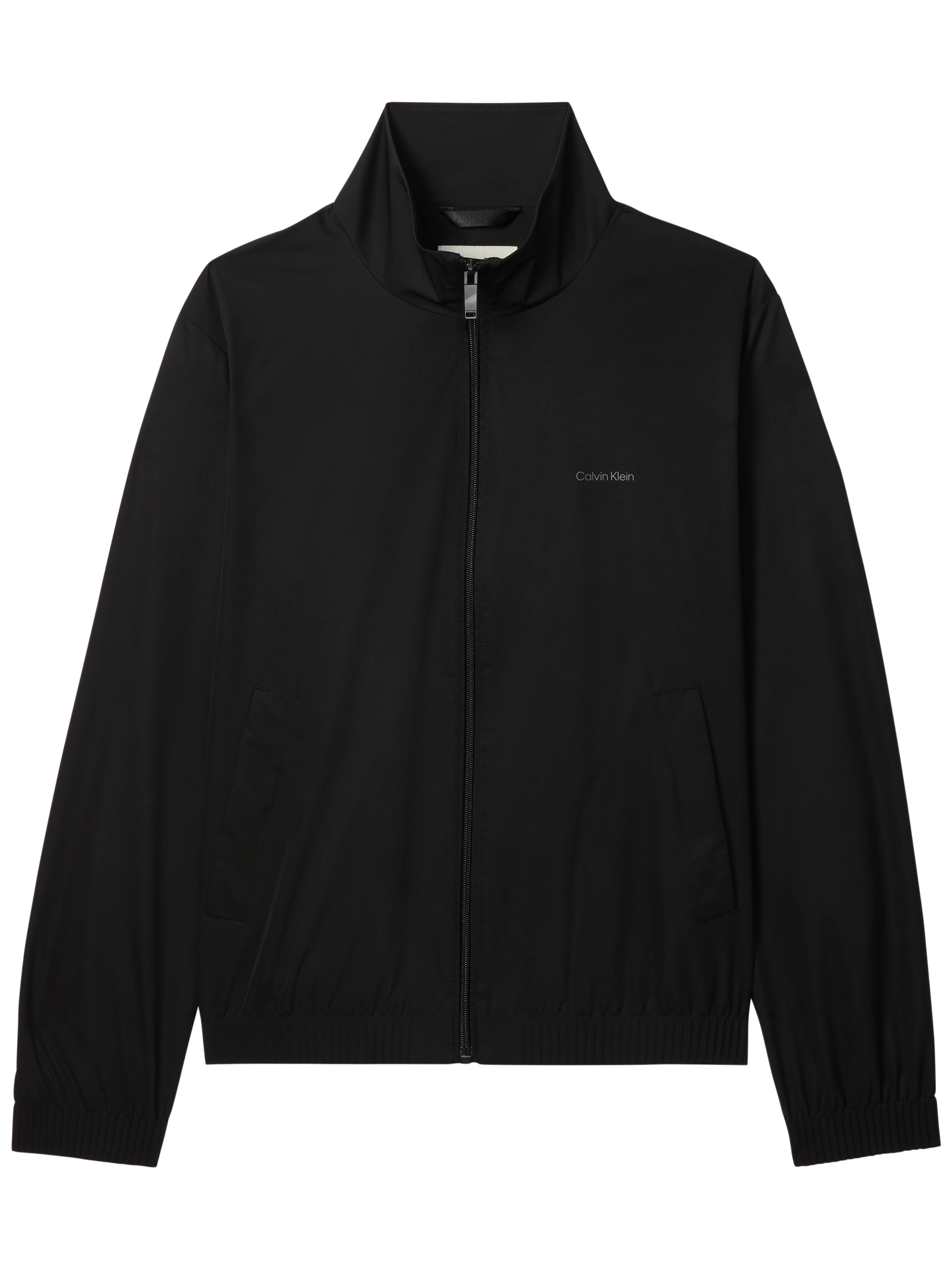 Calvin Klein Jeans Coupe-vent »LS NYLON STAND COLLAR WINDBREAKE« sans capuche coupe régulière avec col montant