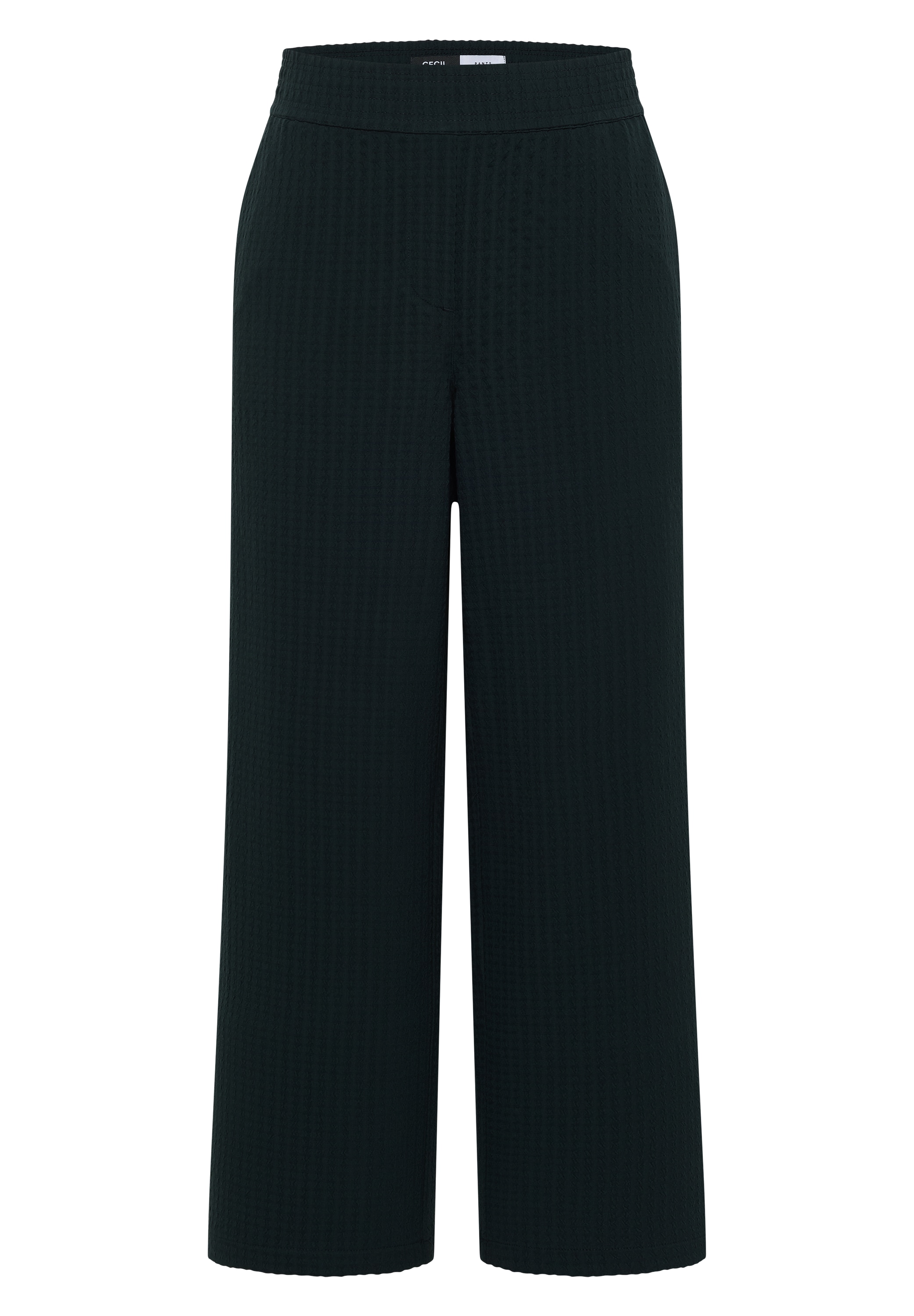 Cecil Pantalon 7/8 »Style Neele«  Qualité seersucker, ceinture élastique, jambe large