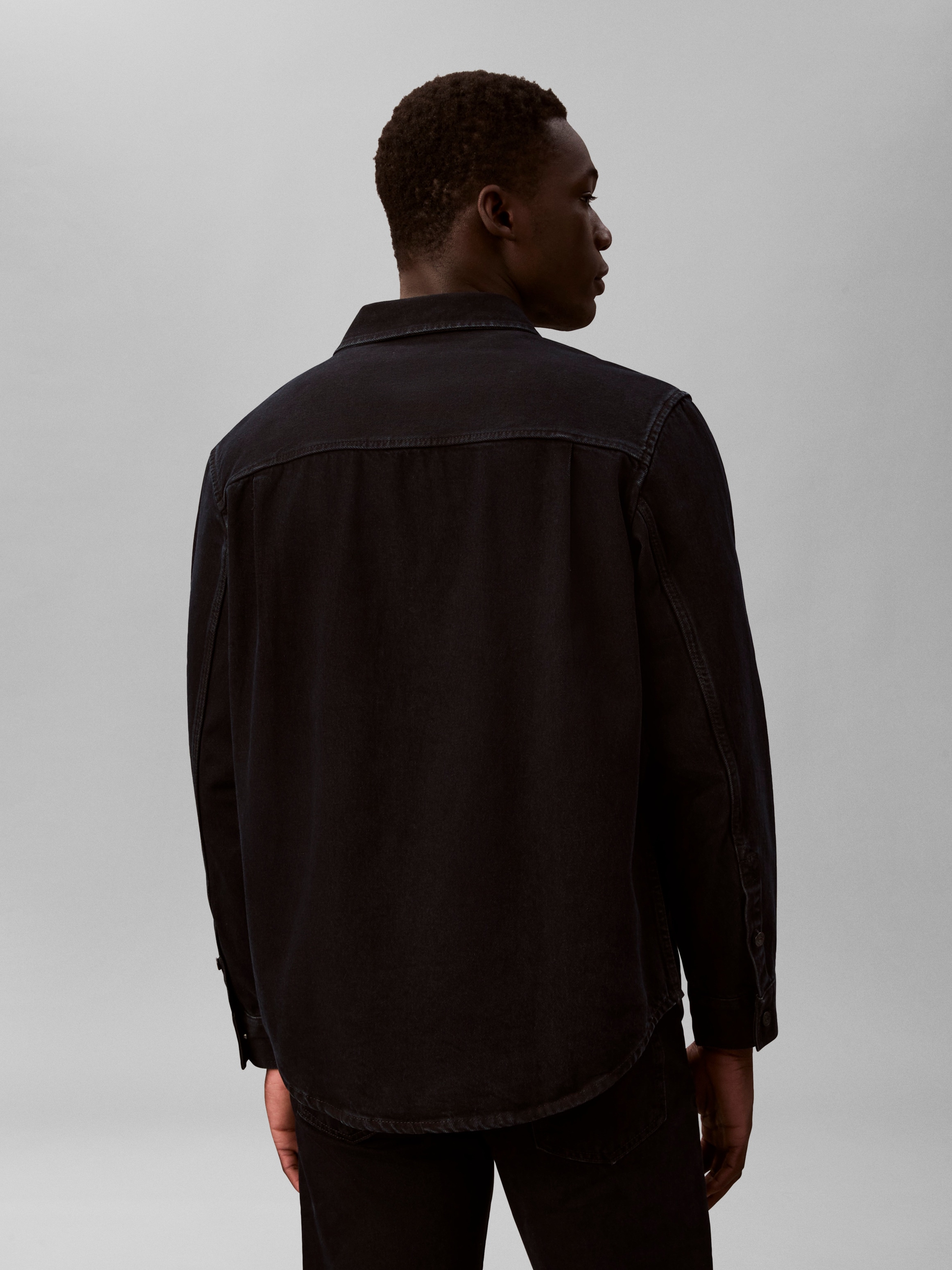 Calvin Klein Jeans Jeanshemd Regular fit mit Rundhalsausschnitt