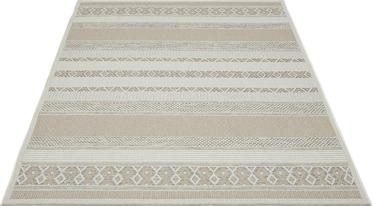 the carpet Tapis »Calgary« Rectangulaire 1 mm Höhe moderner robuster In und Outdoor Teppich