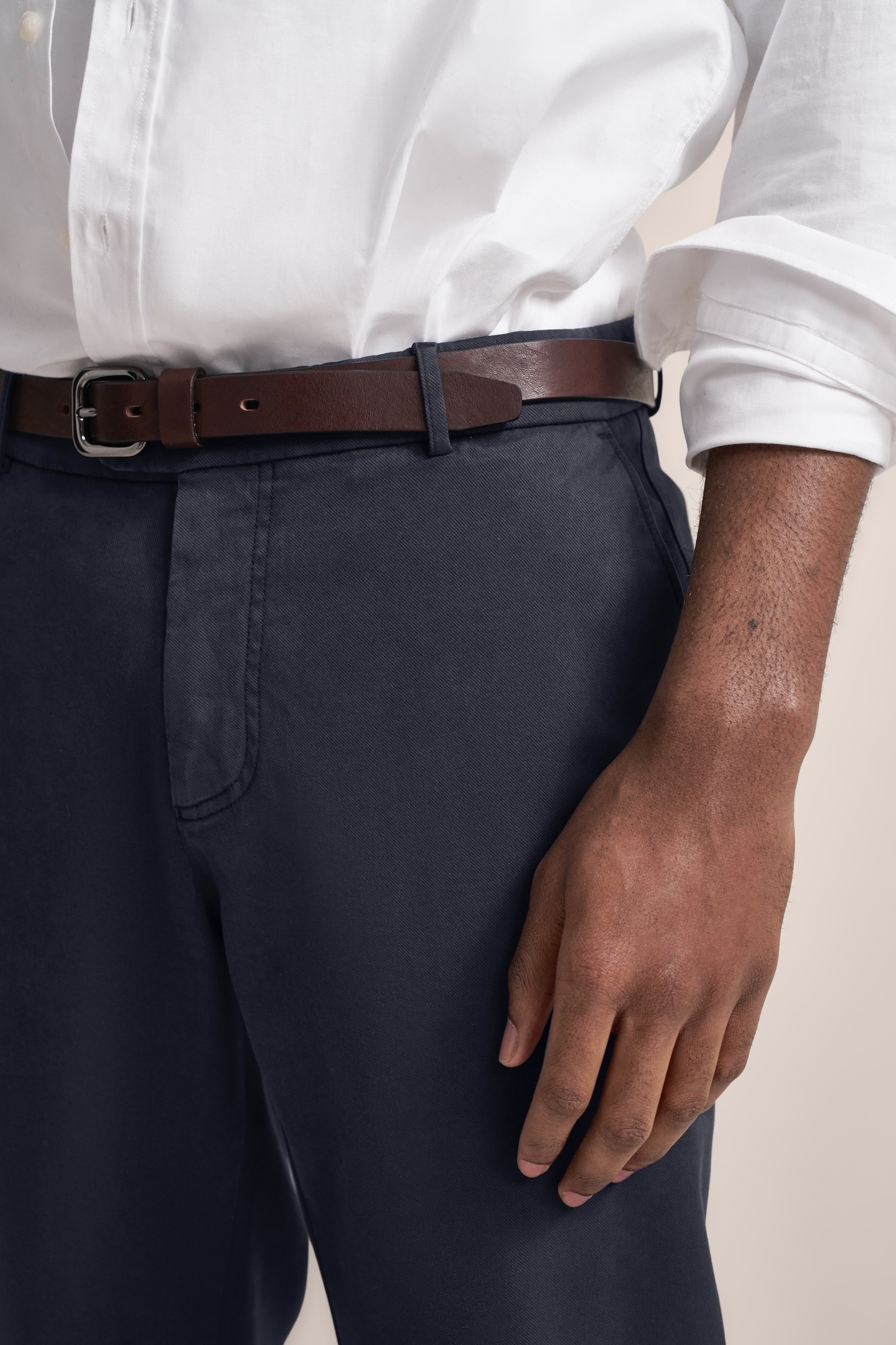 bugatti Pantalon en tissu  aus einem Baumwoll-Elasthan-Mix