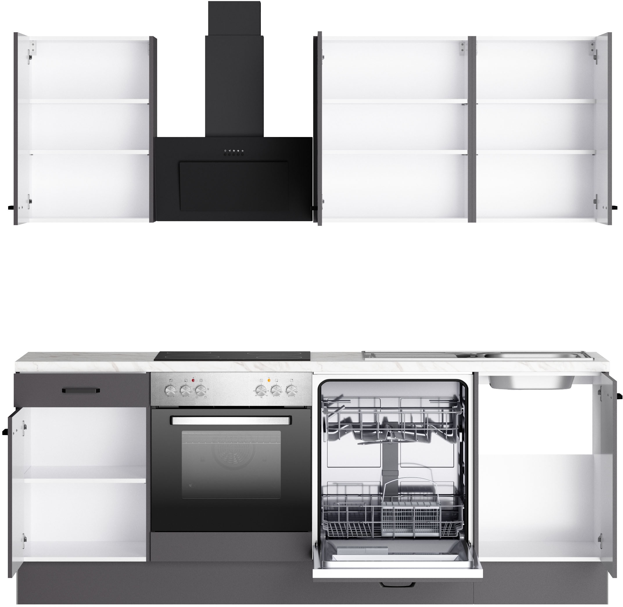 KOCHSTATION Kitchenette »KS-Paula«