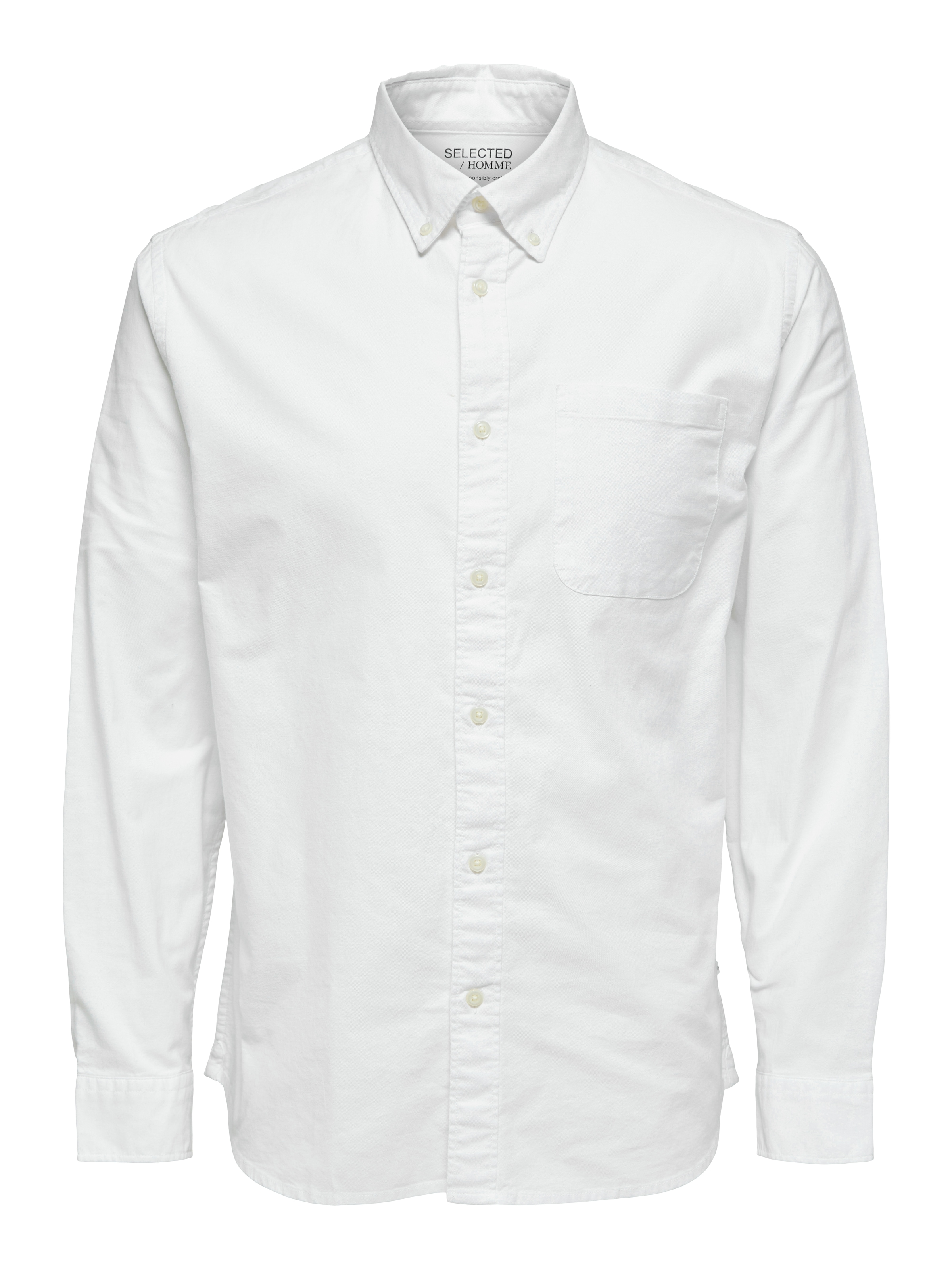 SELECTED Chemise à manches longues »SLHREGRICK-OX SHIRT LS NOOS« Baumwolle, regular fit