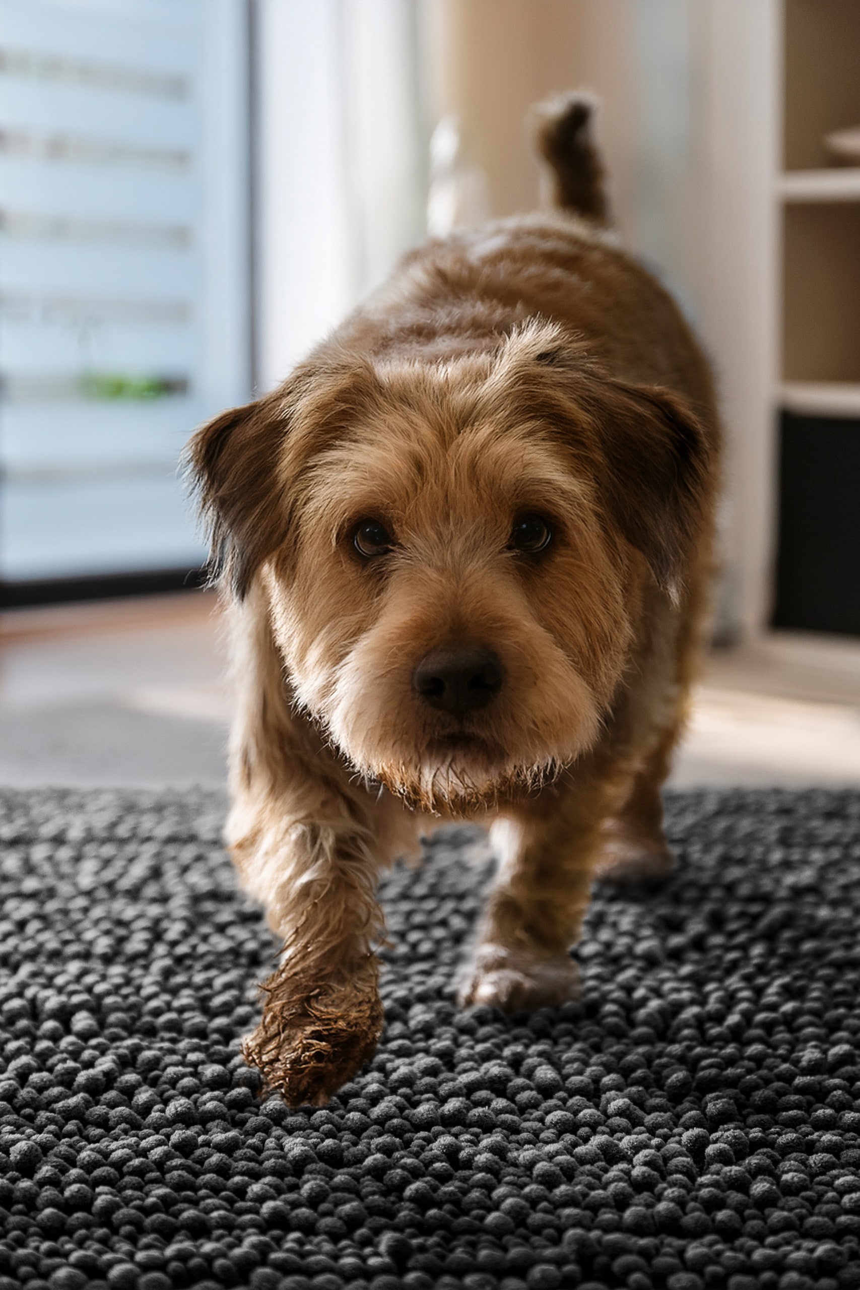 Wecon home Tapis »Cooper« Rectangulaire 22 mm Höhe tapis pour animaux domestiques, antidérapant, lavable, tapis en chenille doux