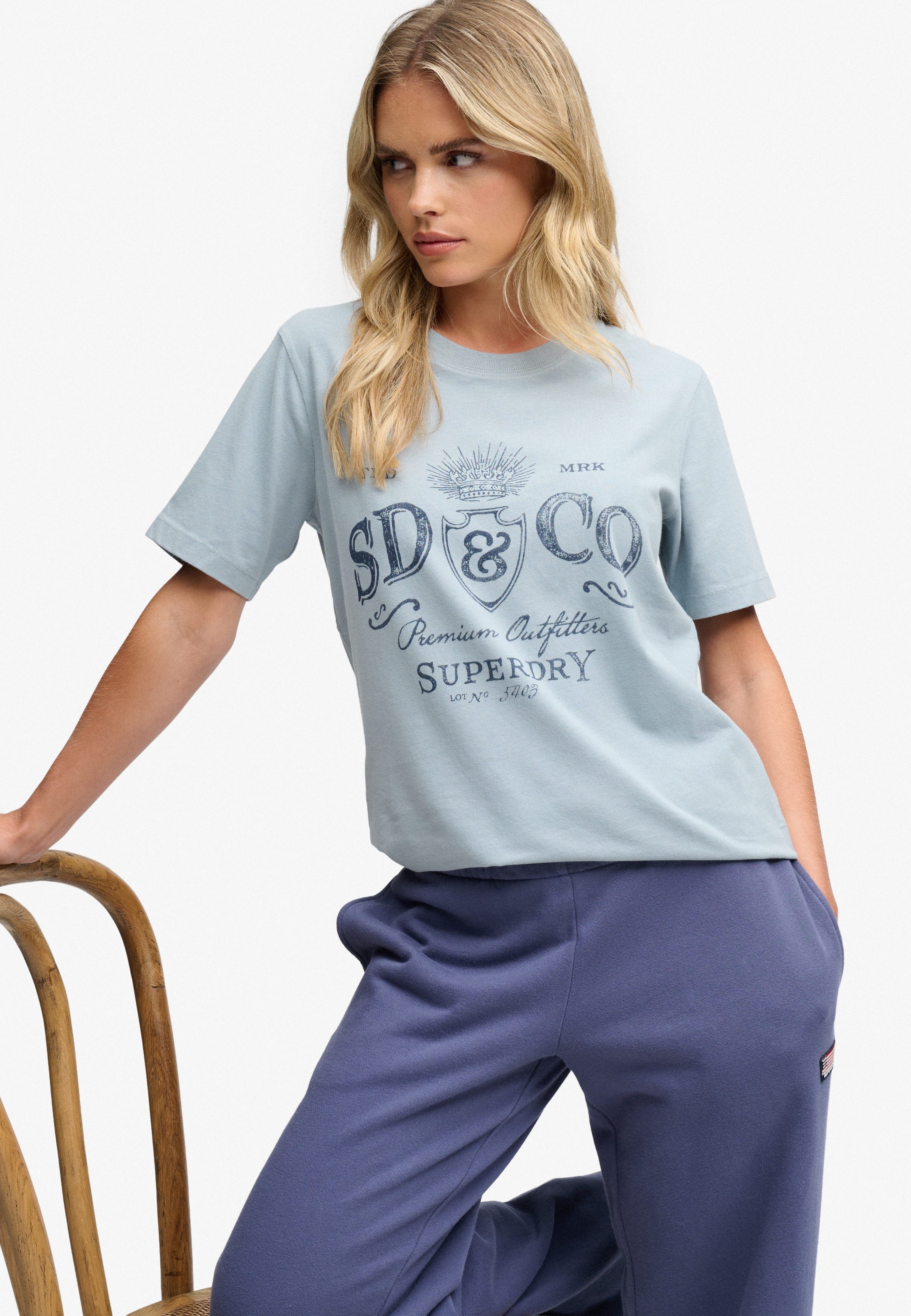 Superdry T-shirt imprimé »VINTAGE WORKWEAR TEE« Baumwolle, relaxed fit