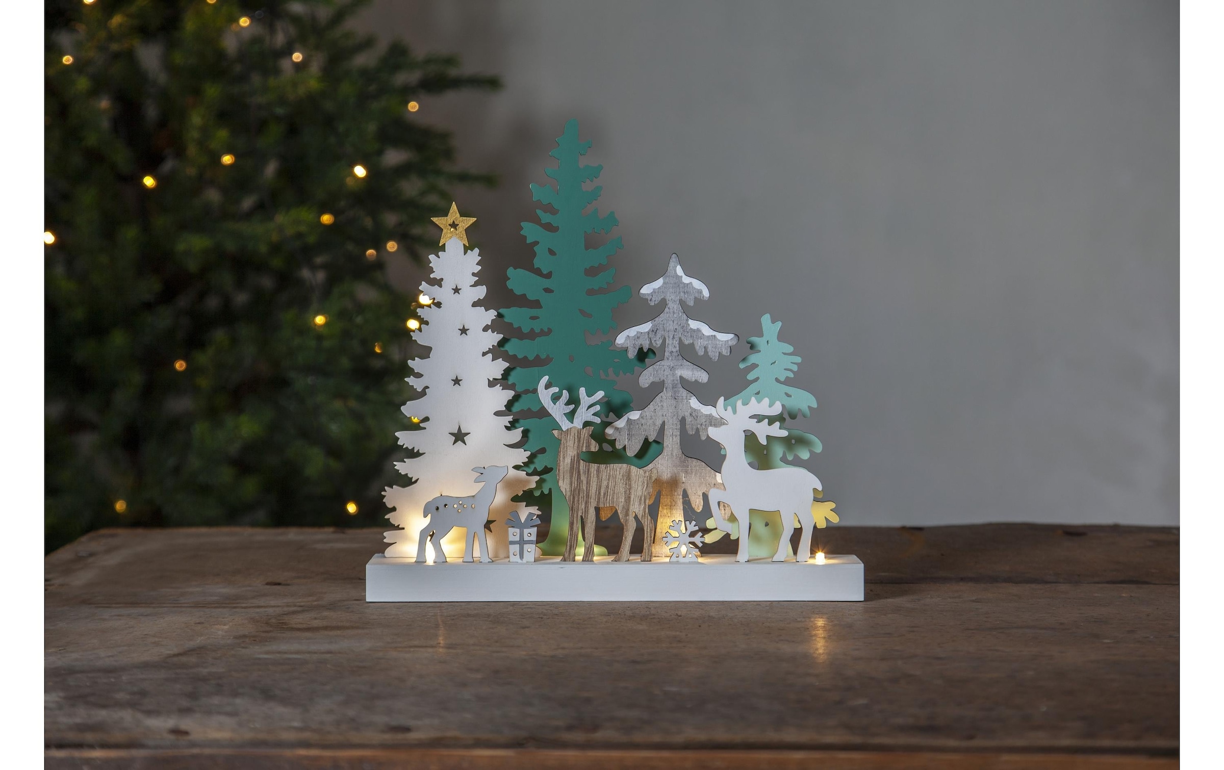 Parforce Traditional Hunting Weihnachtsfigur »Kerzenständer Reinbek Wald 30 cm, Holz«