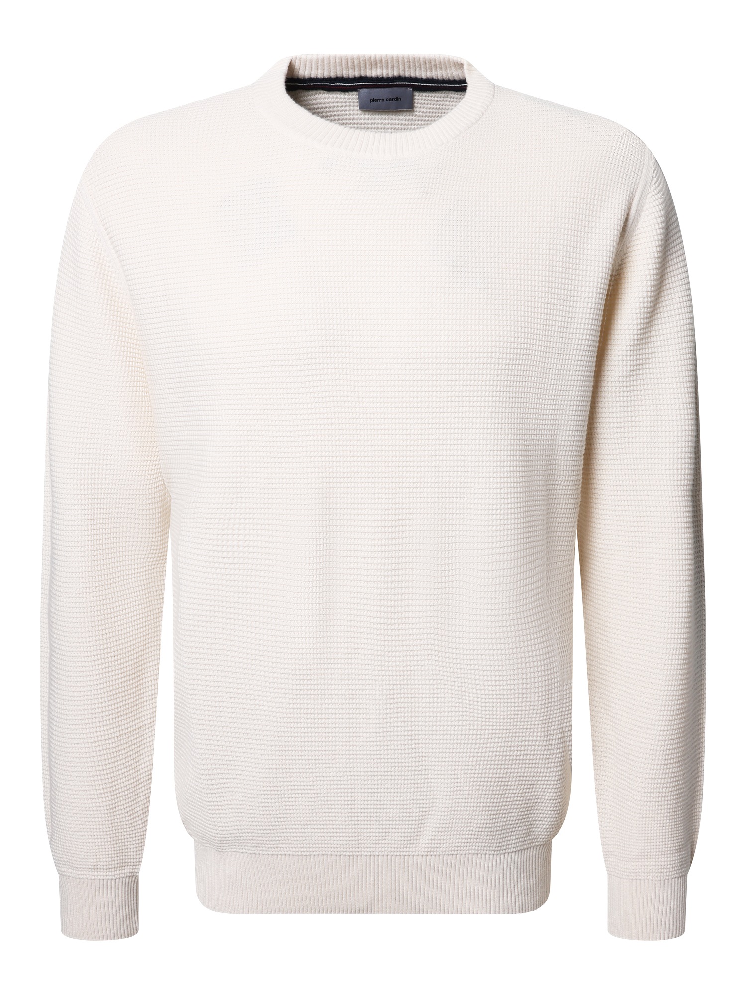 Pierre Cardin Rundhalspullover mit Struktur