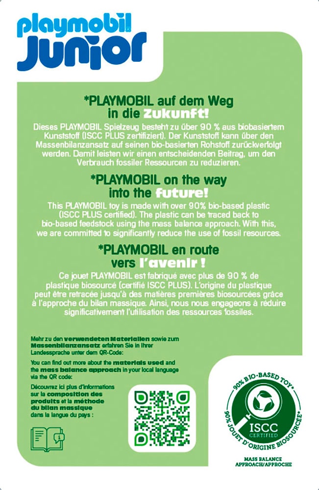 Playmobil® Jeu de construction »Schaukelschnecke mit Rasselfunktion (71699), JUNIOR« Made in Europe