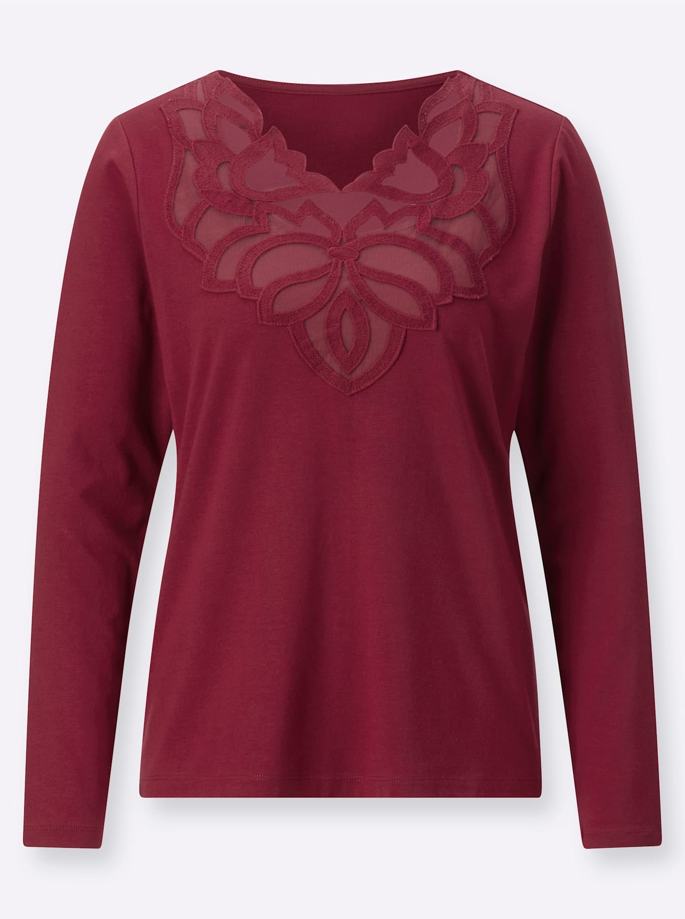 creation L T-shirt à manches longues »Modal-Baumwoll-Shirt«, 1 cuis
