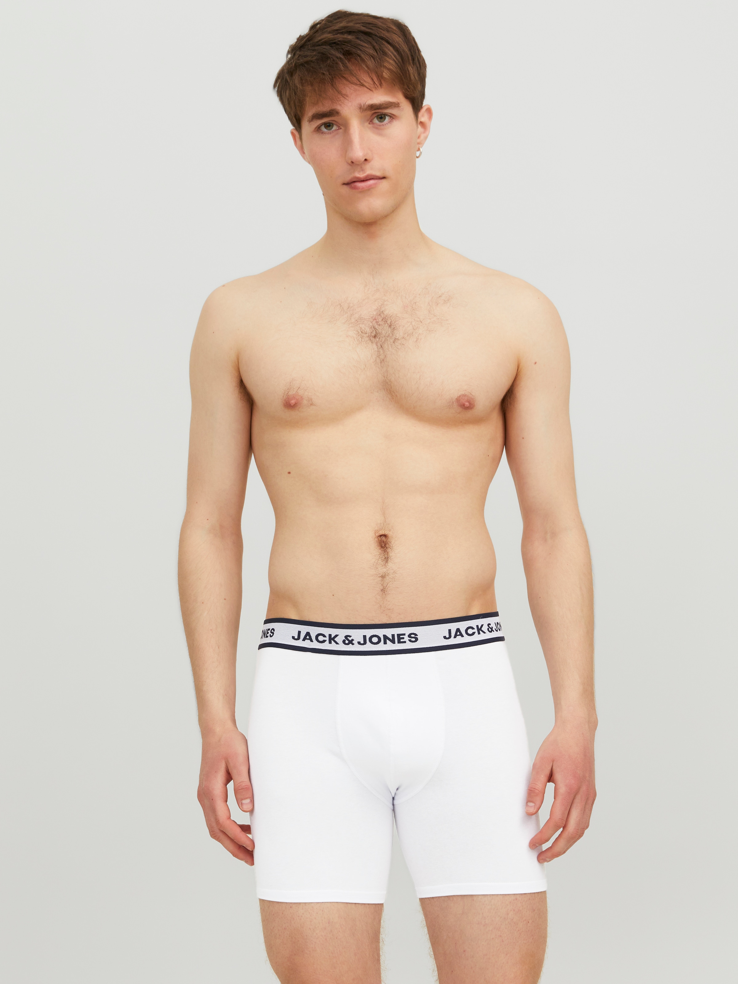 Jack & Jones Boxershorts »JACSOLID BOXER BRIEFS 3 PACK NOOS« Packung, 3 Stk.