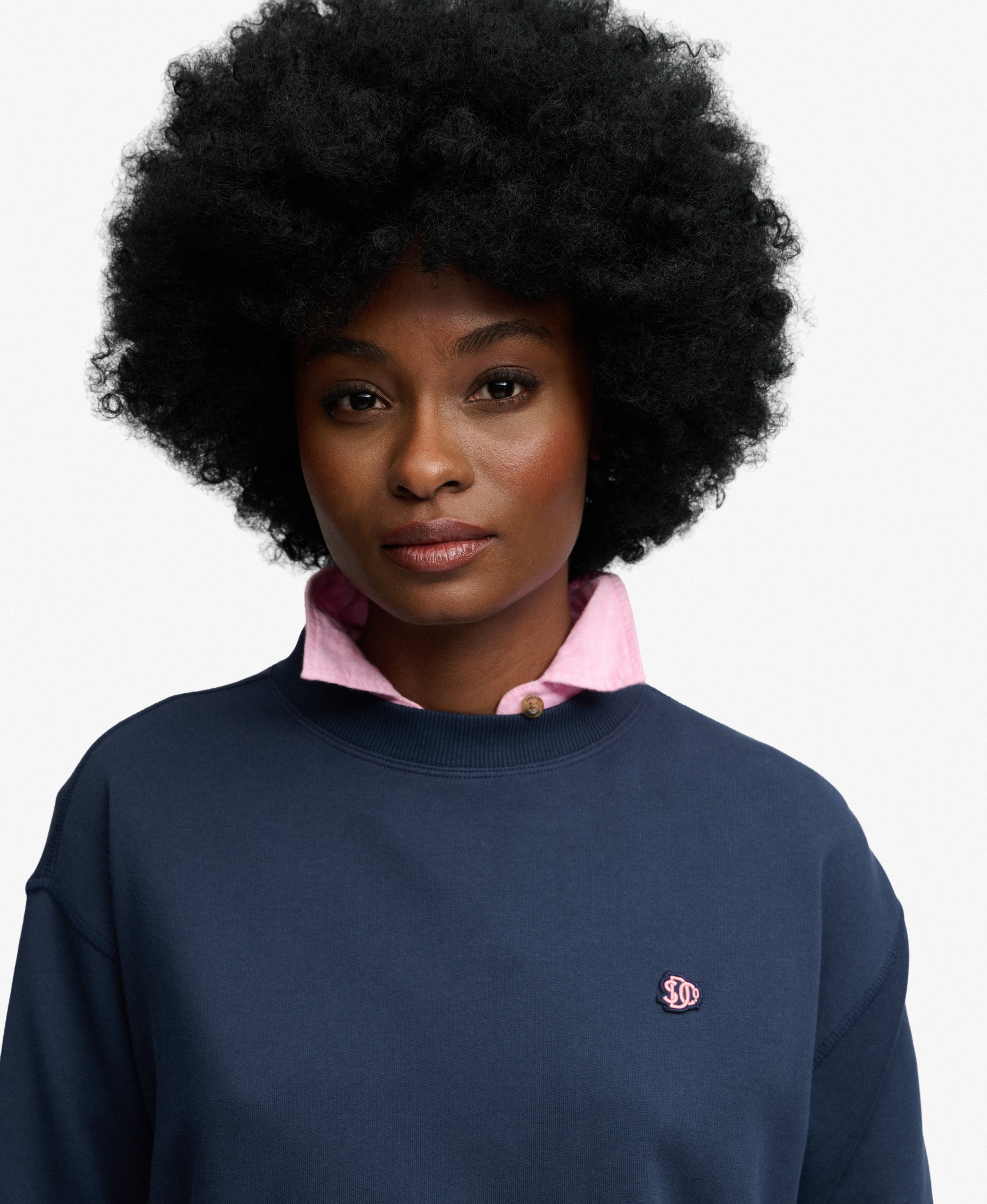 Superdry Sweatshirt »ESSENTIAL HERITAGE CREW«, mit Baumwolle und Sweatware, Relaxed Fit
