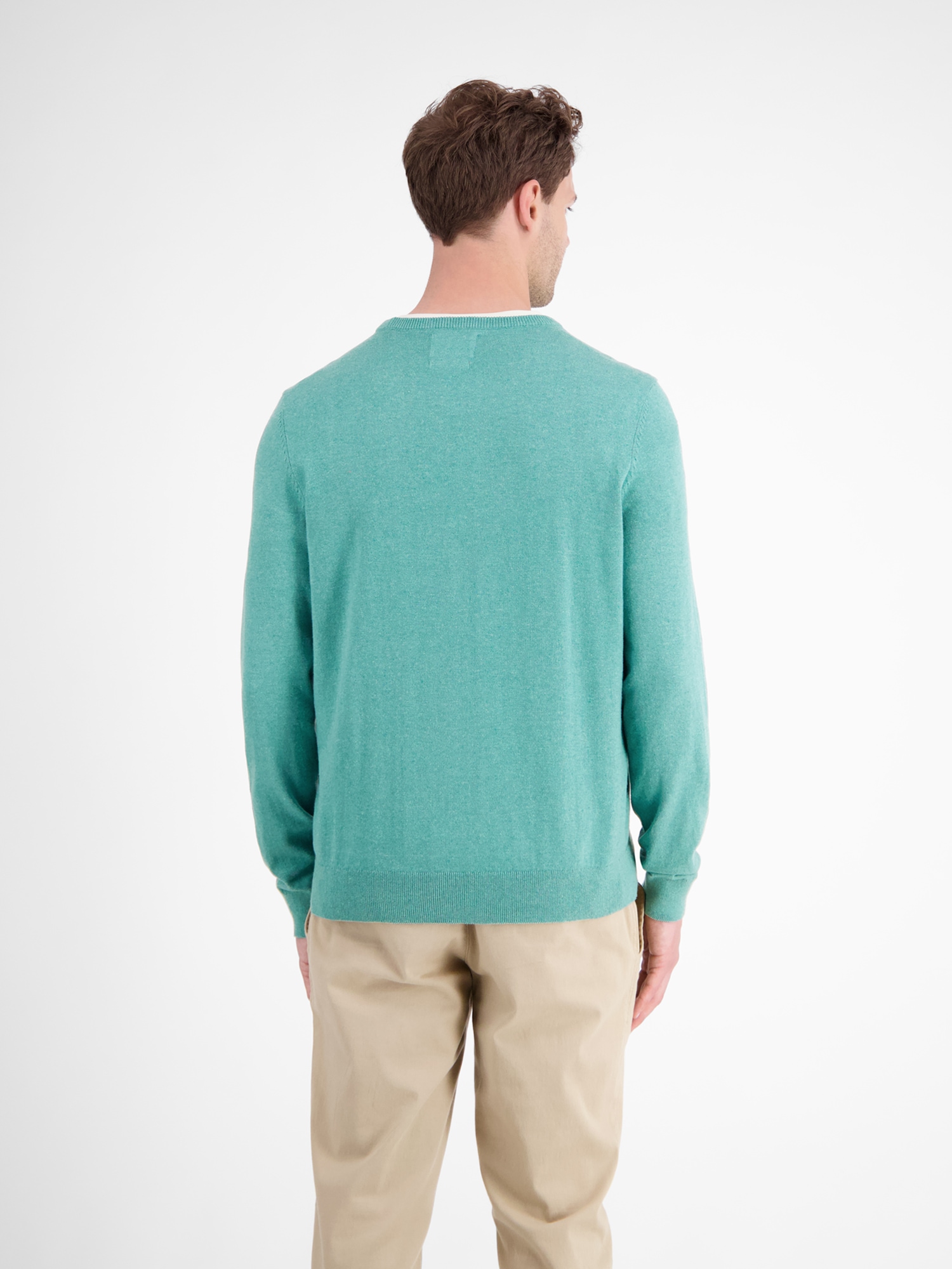 LERROS Pull en tricot »Herren Basic Strickpullover«