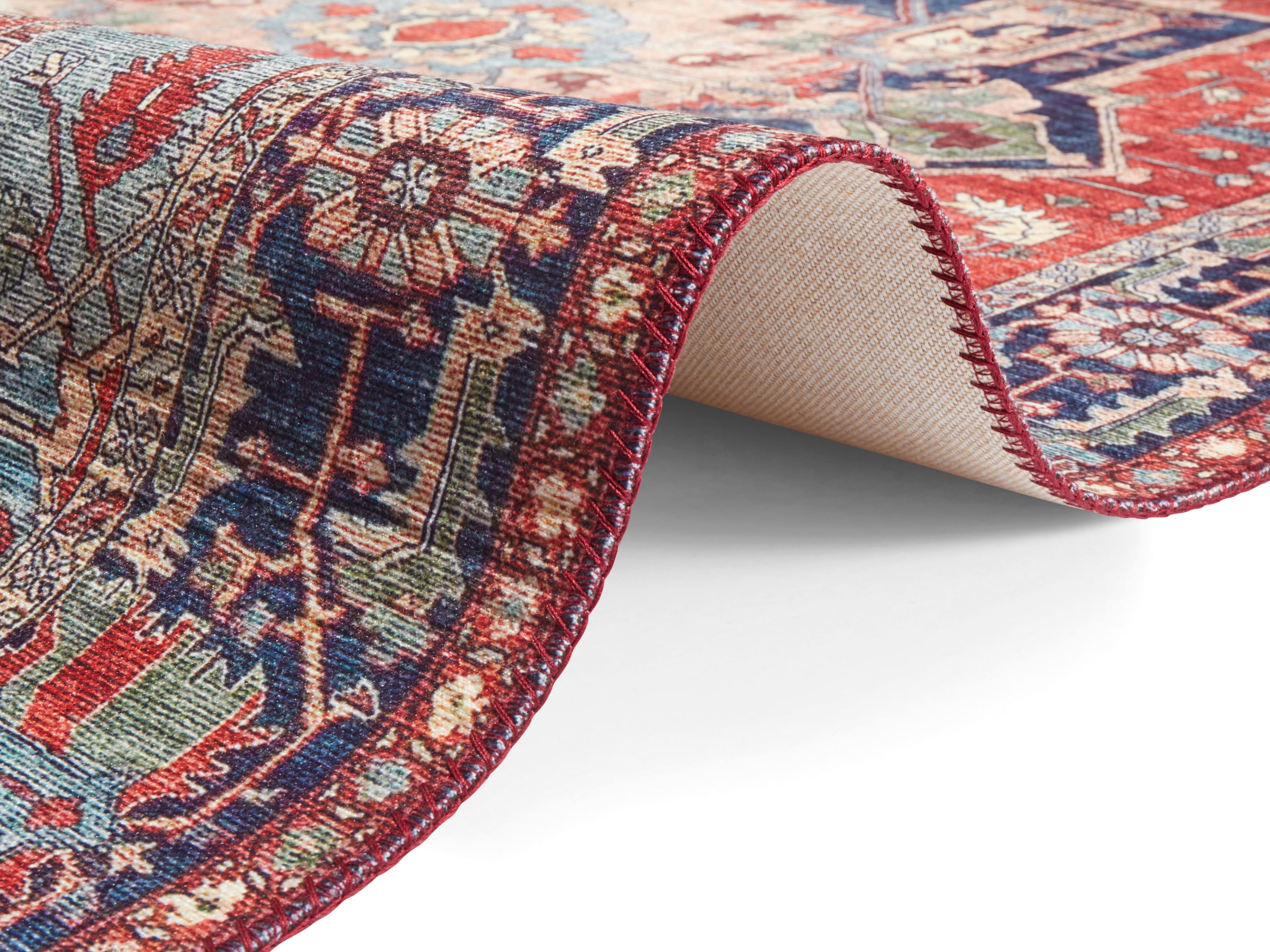 ELLE DECORATION Tapis »Hamadan« Rectangulaire 5 mm Höhe Orientalisch, Läufer, Kurzflor, Wohnzimmer, Schlafzimmer, Esszimmer